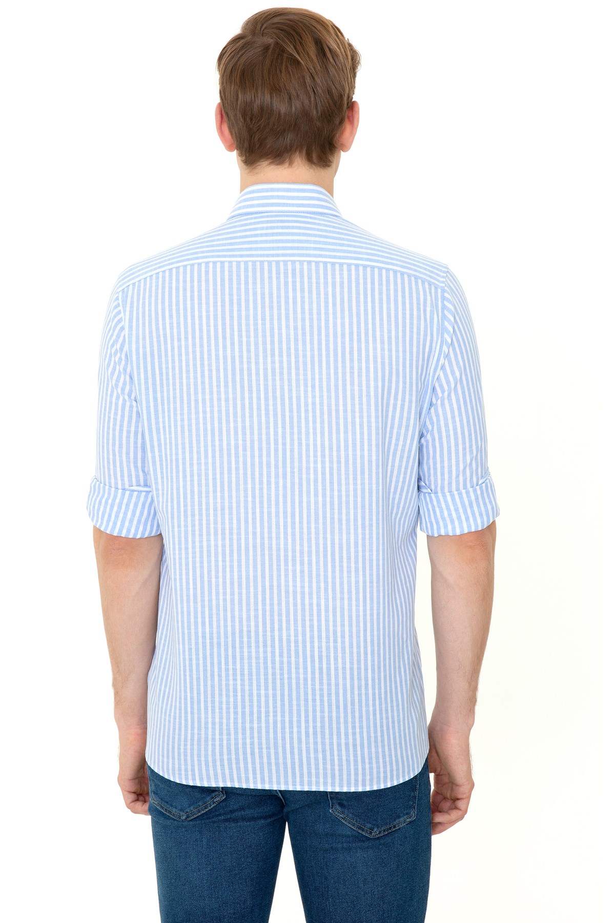 Us. Polo Assn. Erkek Gömlek 50249534 Mavi