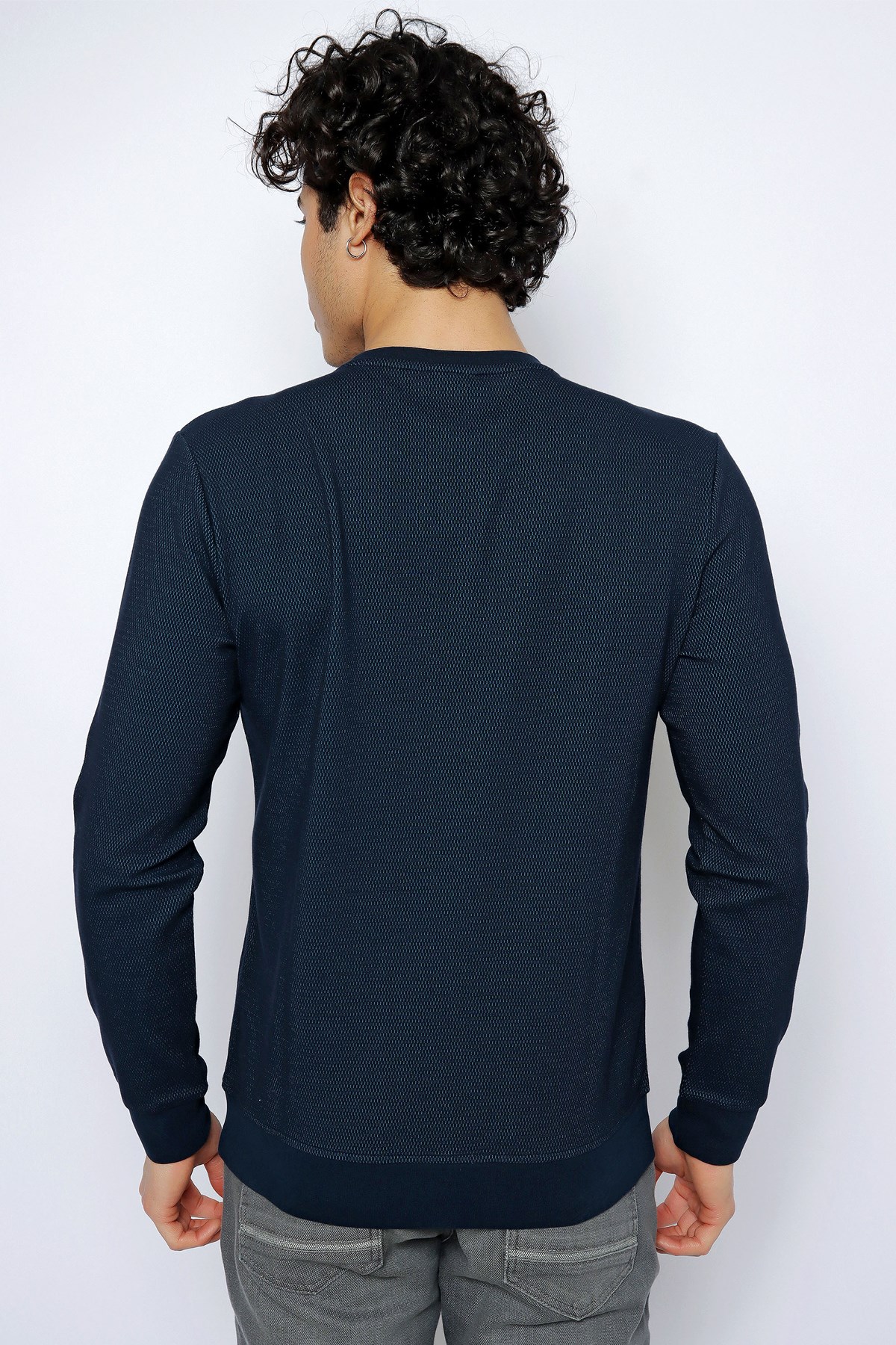 U.S. Polo Assn. Erkek Sweatshirt 50253110-VR033 Lacivert