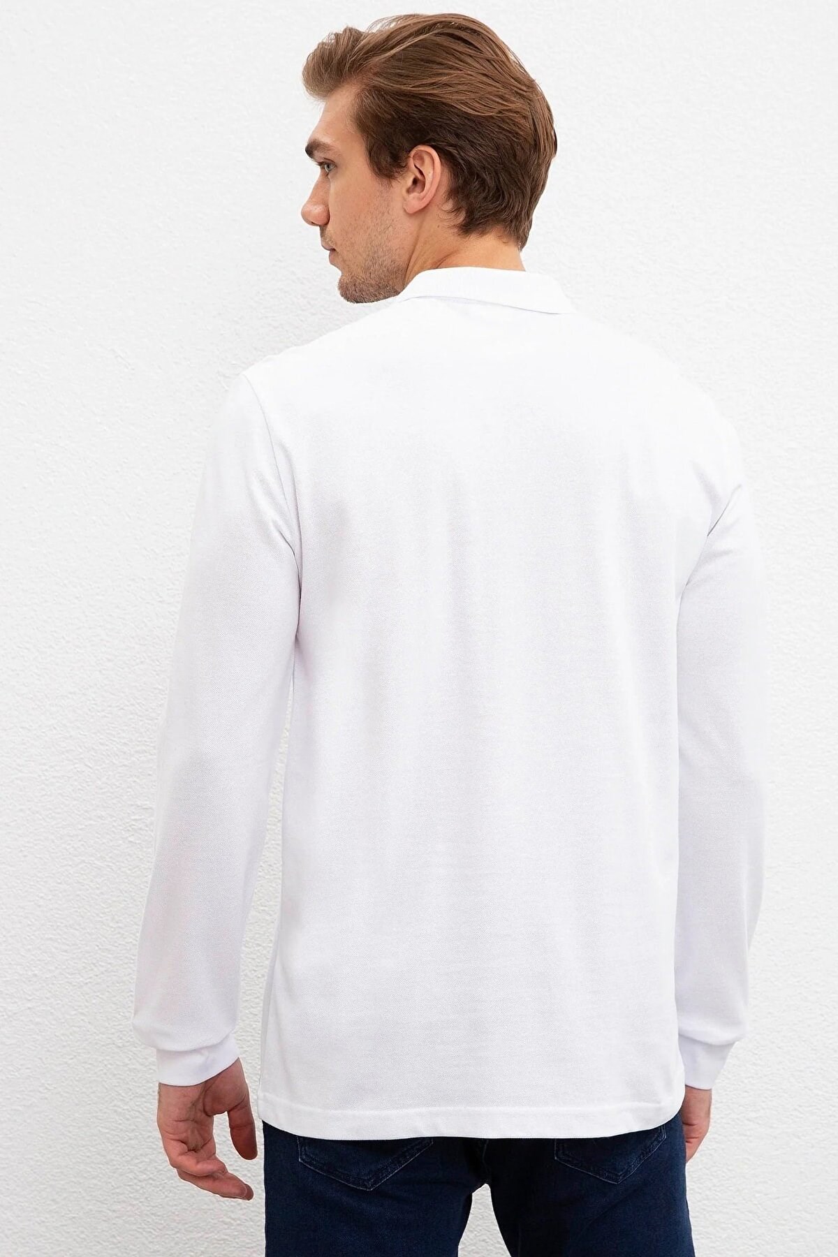 U.S. Polo Assn. Erkek Sweatshirt 50253121-VR013 Beyaz