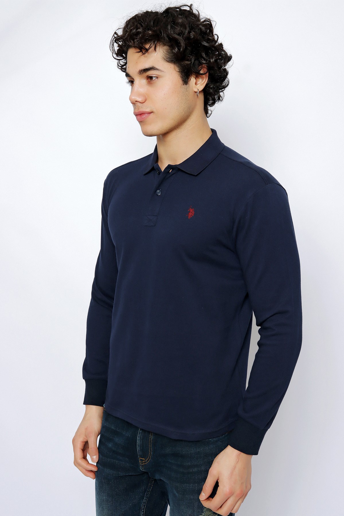 U.S. Polo Assn. Erkek Sweatshirt 50253121-VR033 Lacivert
