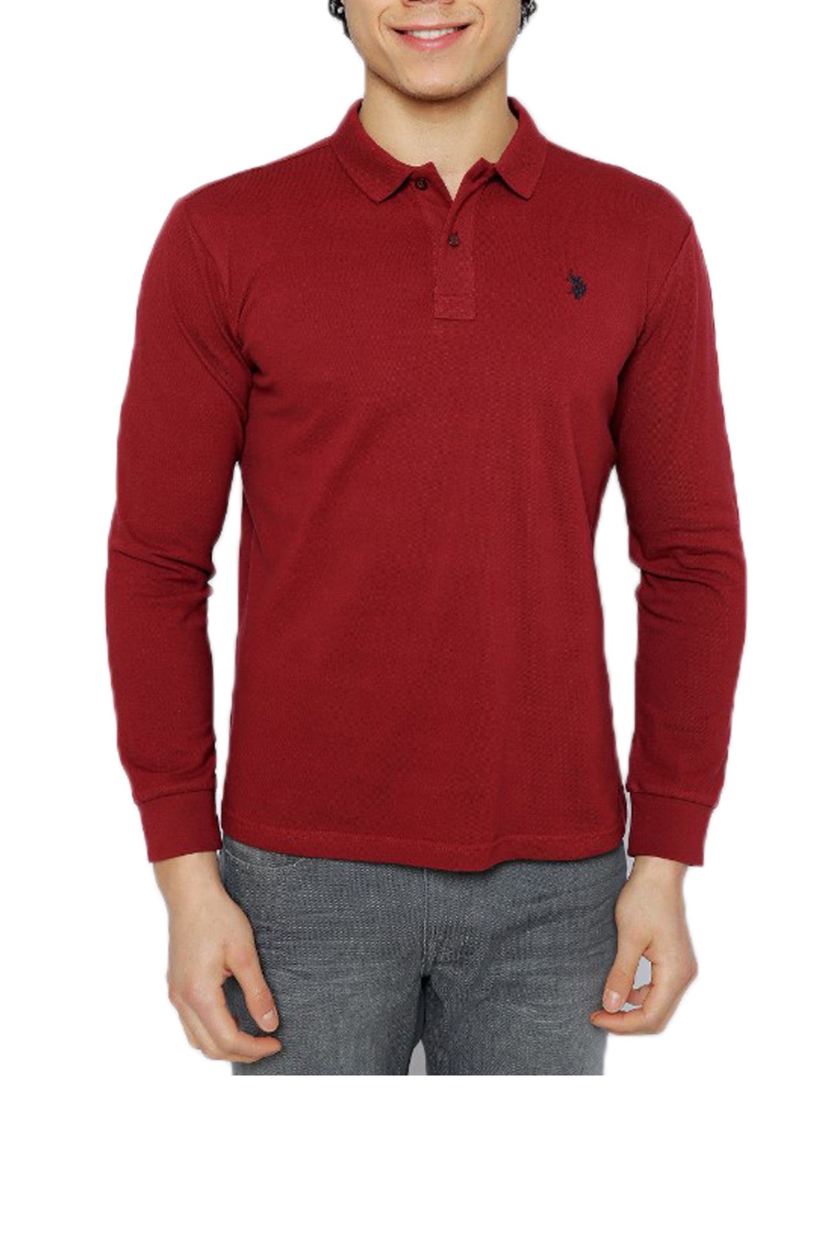 U.S. Polo Assn. Erkek Sweatshirt 50253121-VR223 Kırmızı