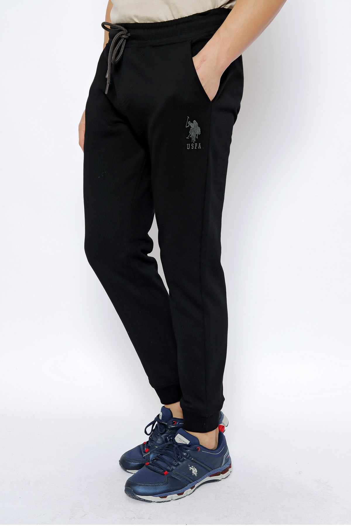 U.S. Polo Assn. Erkek Eşofman Altı 50253124-VR046 Siyah