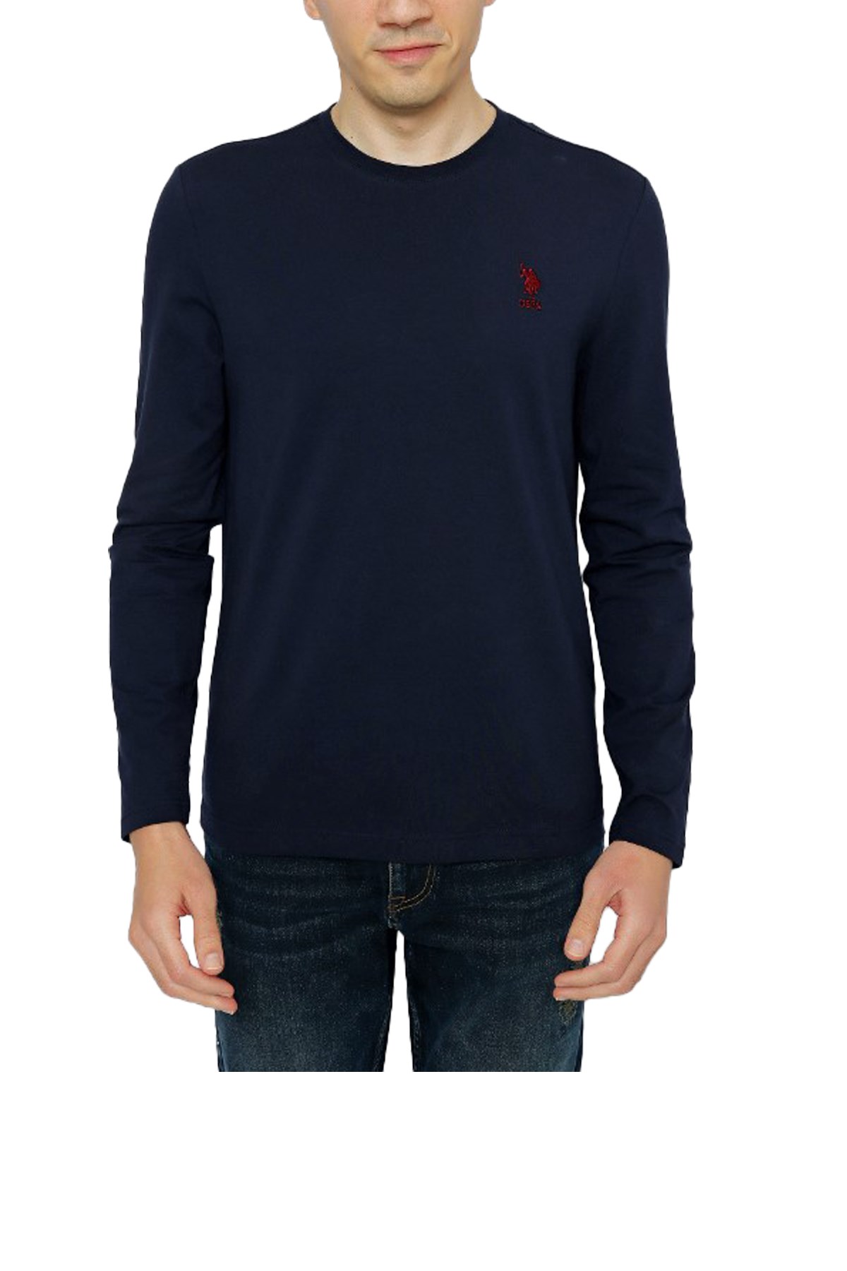 U.S. Polo Assn. Erkek Sweatshirt 50253131-VR033 Lacivert