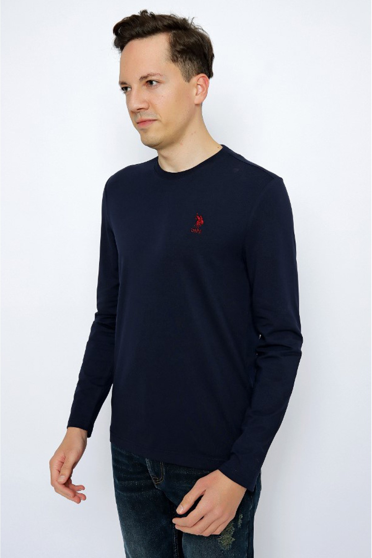 U.S. Polo Assn. Erkek Sweatshirt 50253131-VR033 Lacivert