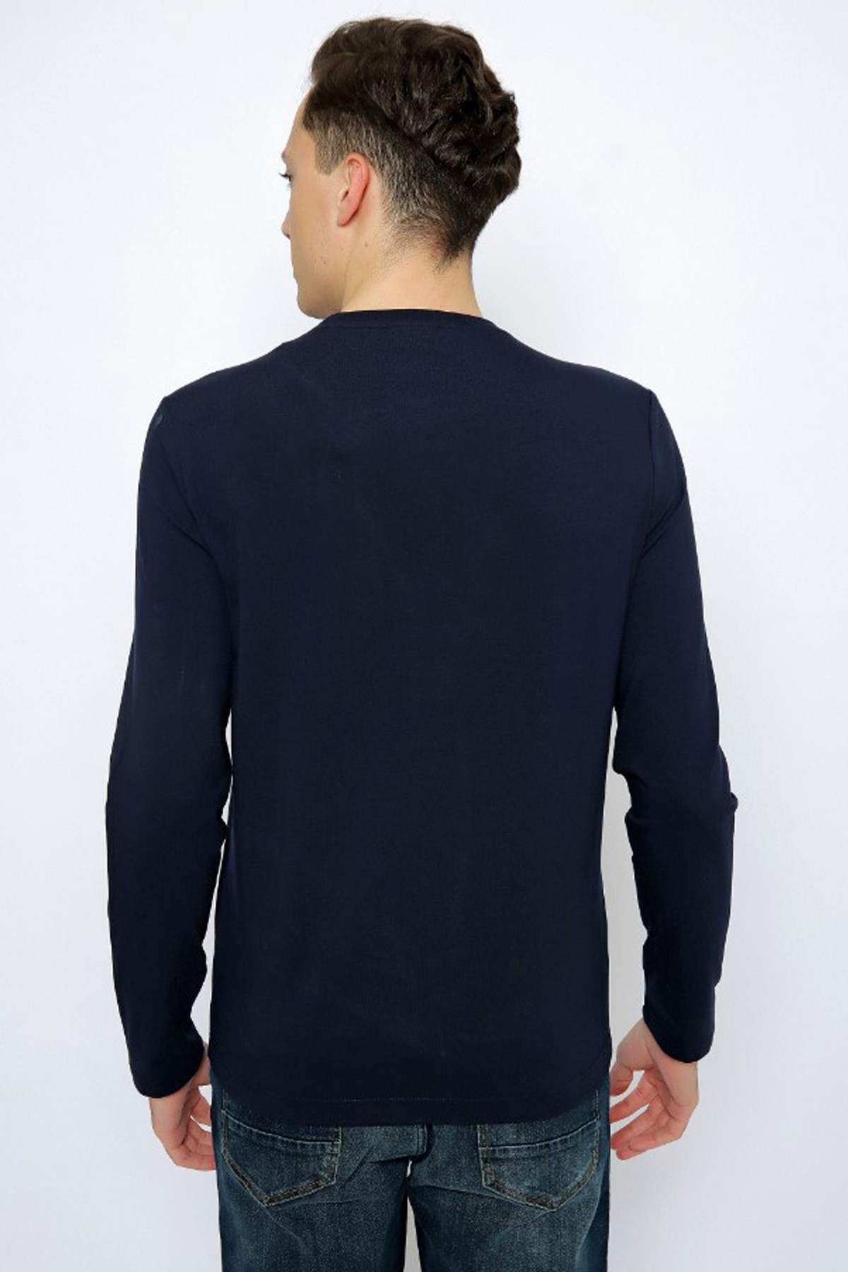 U.S. Polo Assn. Erkek Sweatshirt 50253131-VR033 Lacivert