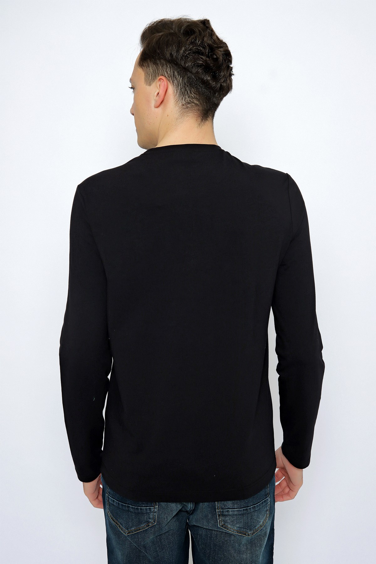 U.S. Polo Assn. Erkek Sweatshirt 50253131-VR046 Siyah