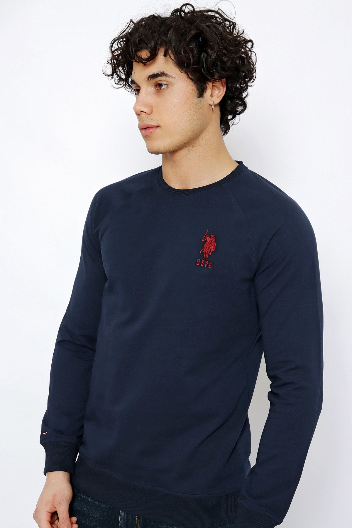 U.S. Polo Assn. Erkek Sweatshirt 50253181-VR033 Lacivert