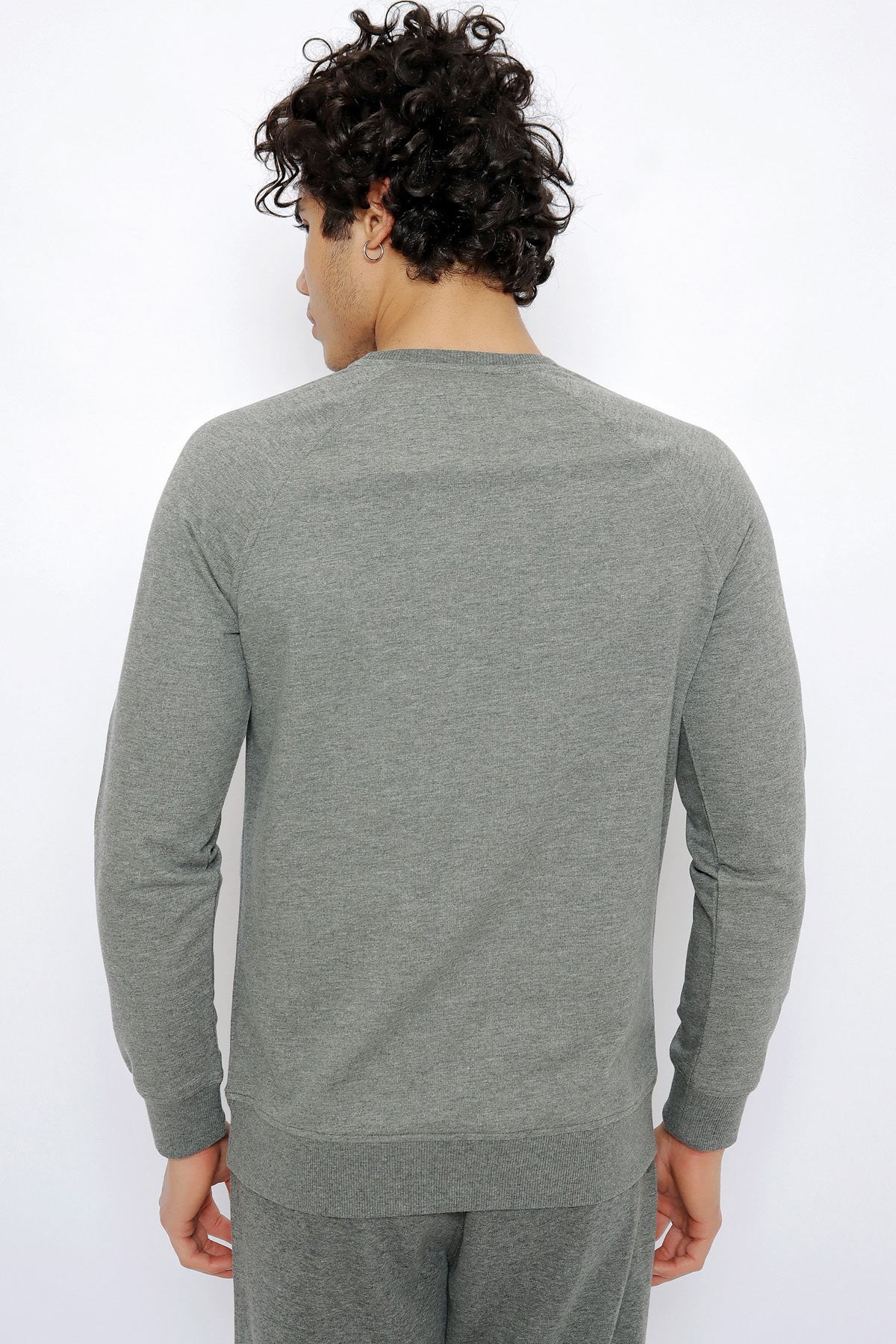 U.S. Polo Assn. Erkek Sweatshirt 50253181-VR081 Gri