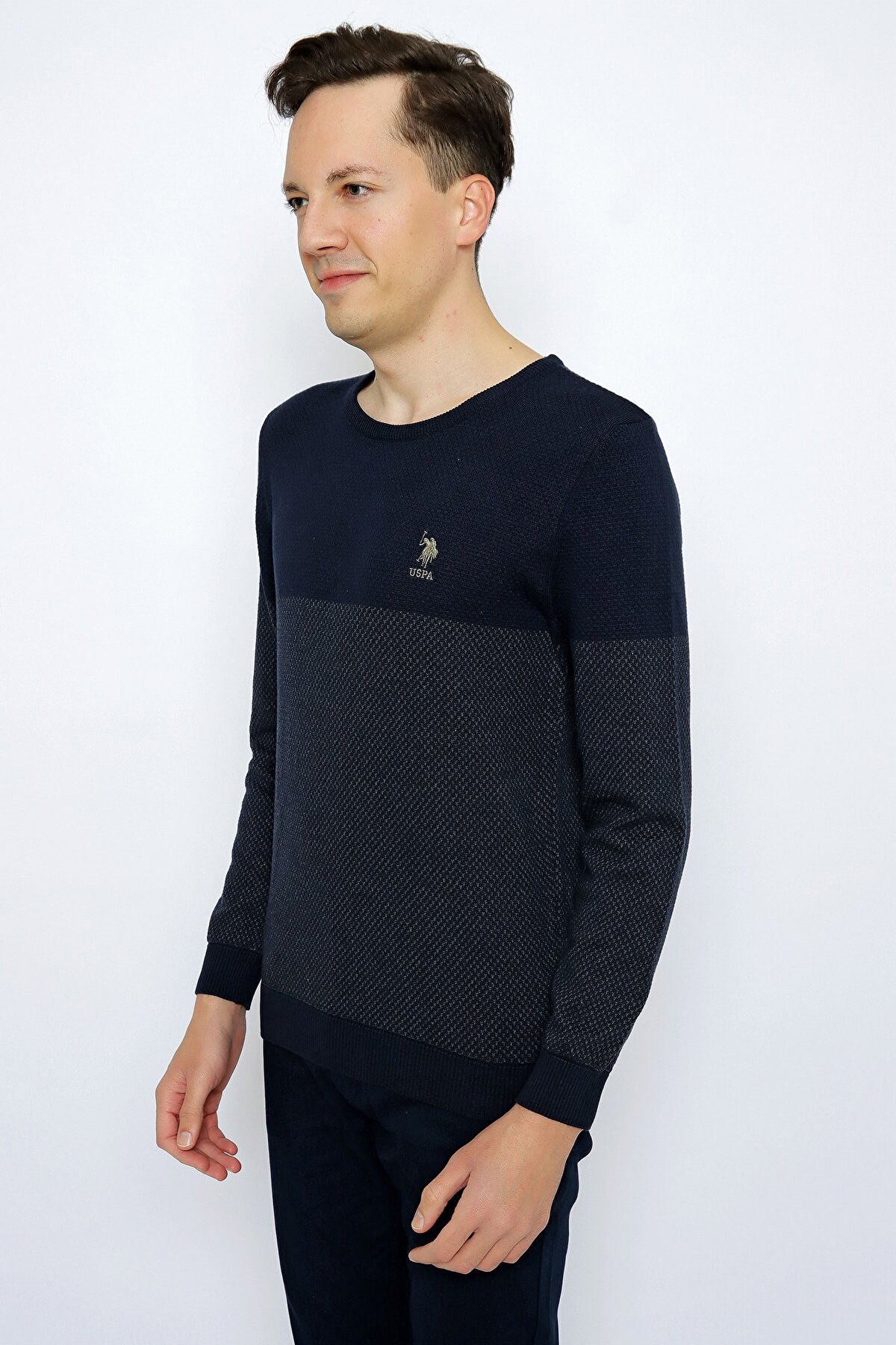 U.S. Polo Assn. Erkek Kazak 50253262-VR033 Lacivert