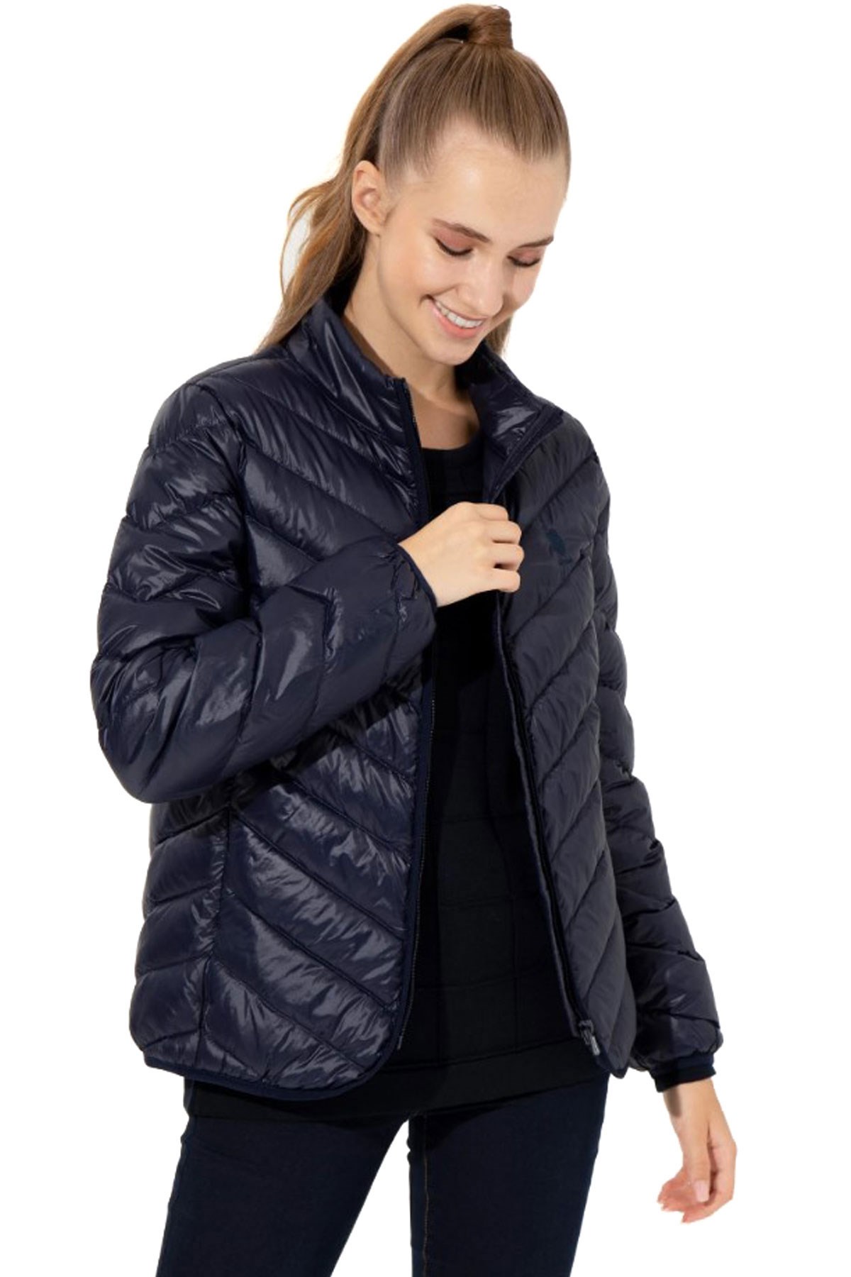 U.S. Polo Assn. Kadın Mont 50253400-VR033 Lacivert