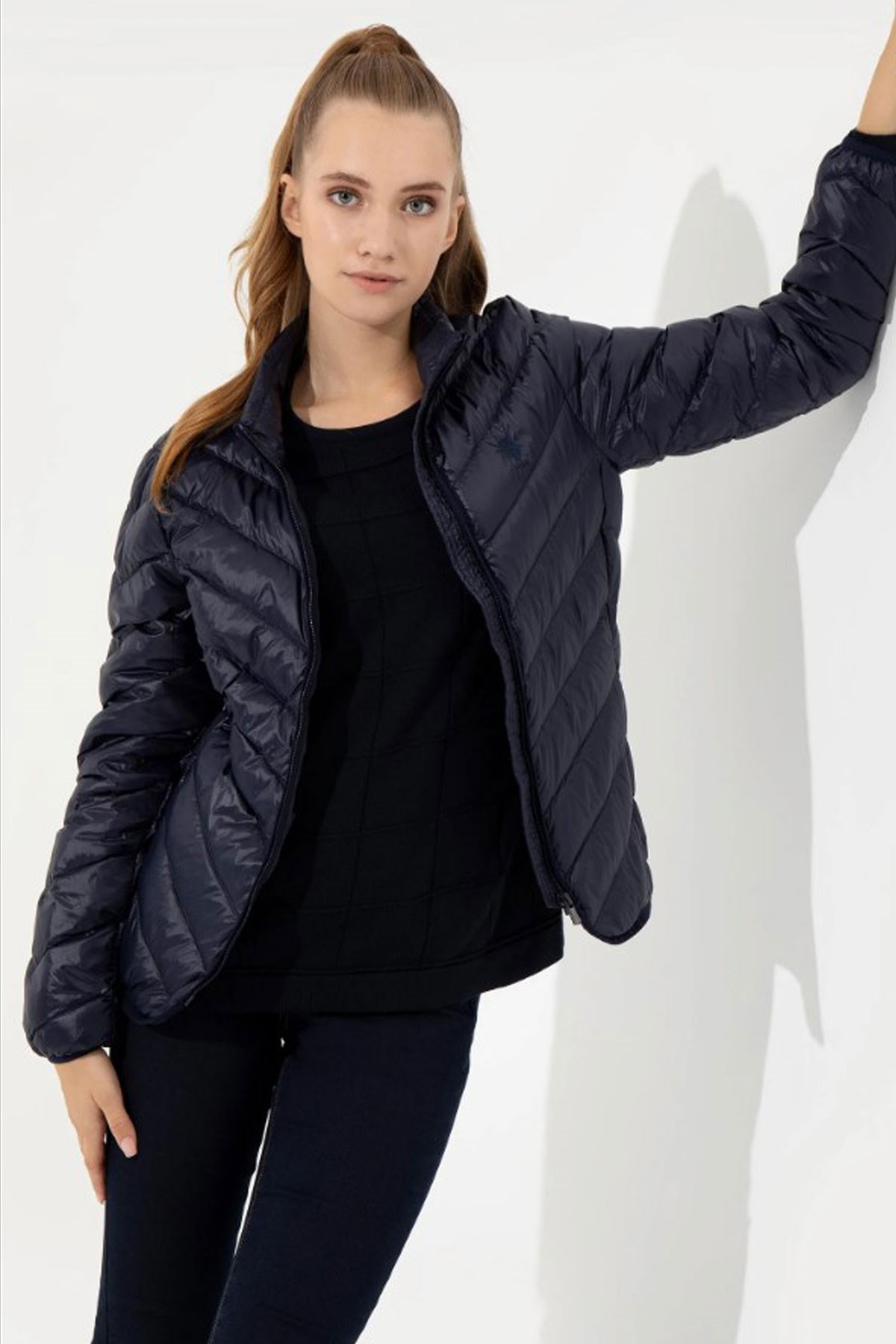 U.S. Polo Assn. Kadın Mont 50253400-VR033 Lacivert