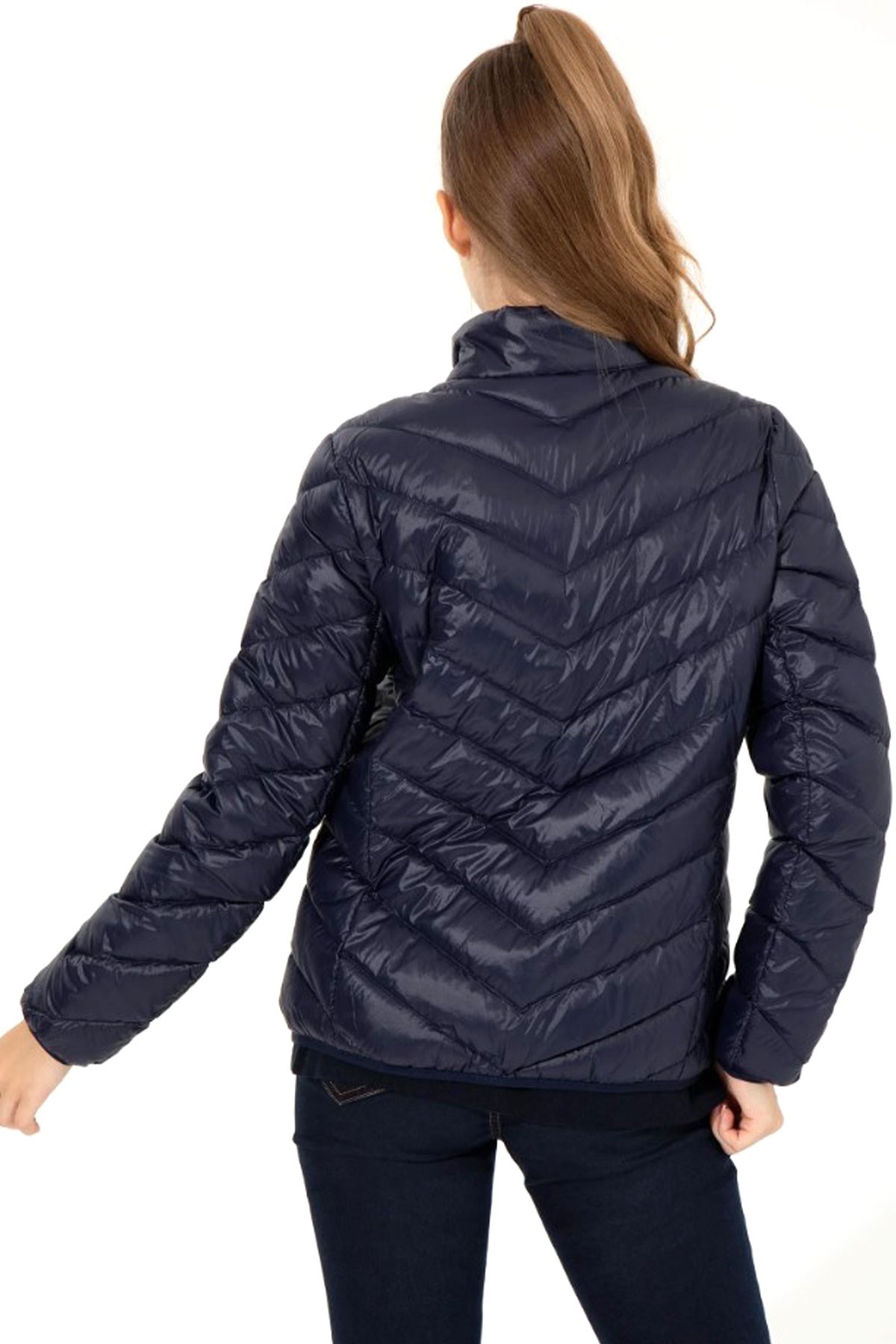 U.S. Polo Assn. Kadın Mont 50253400-VR033 Lacivert