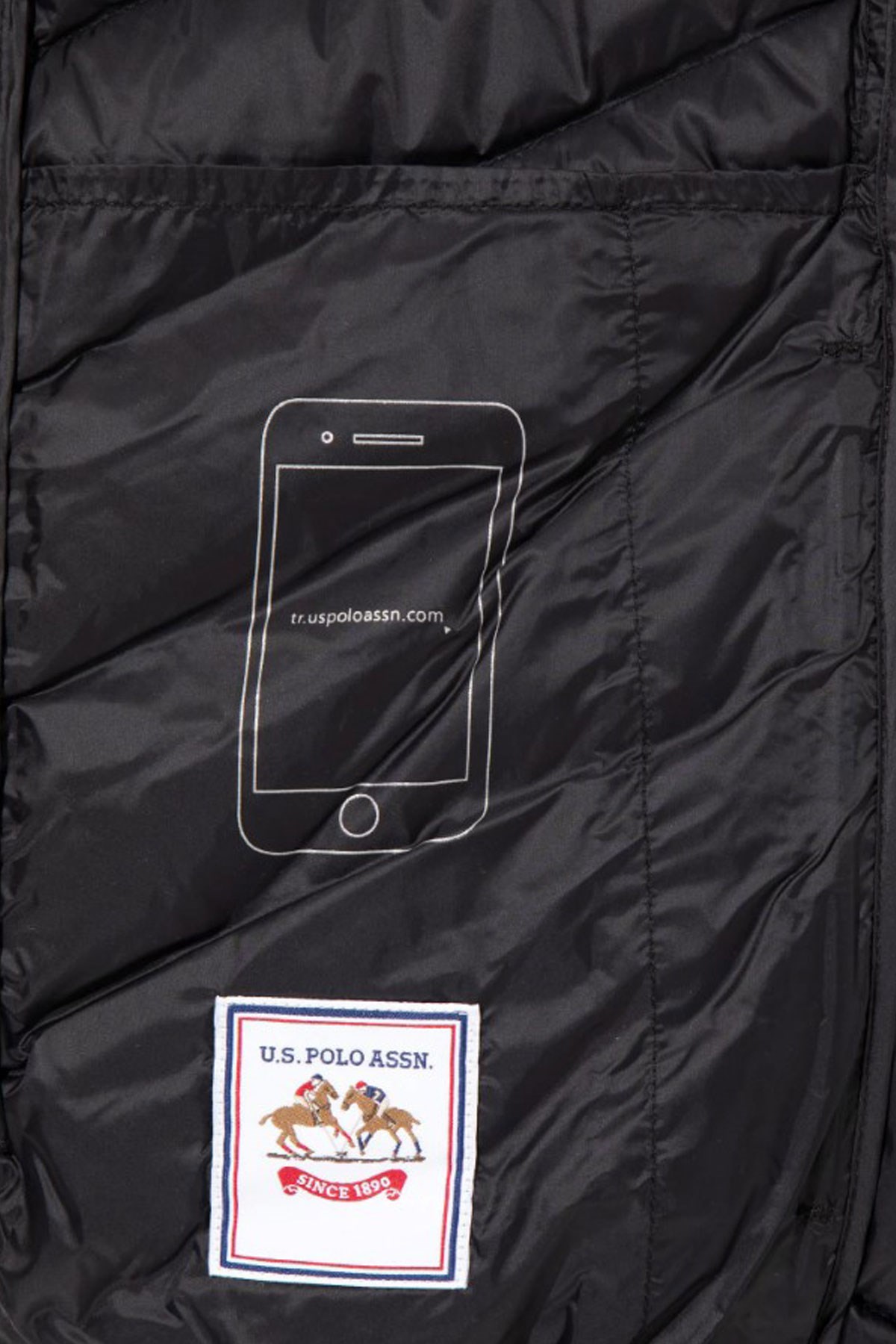 U.S. Polo Assn. Kadın Mont 50253400-VR046 Siyah