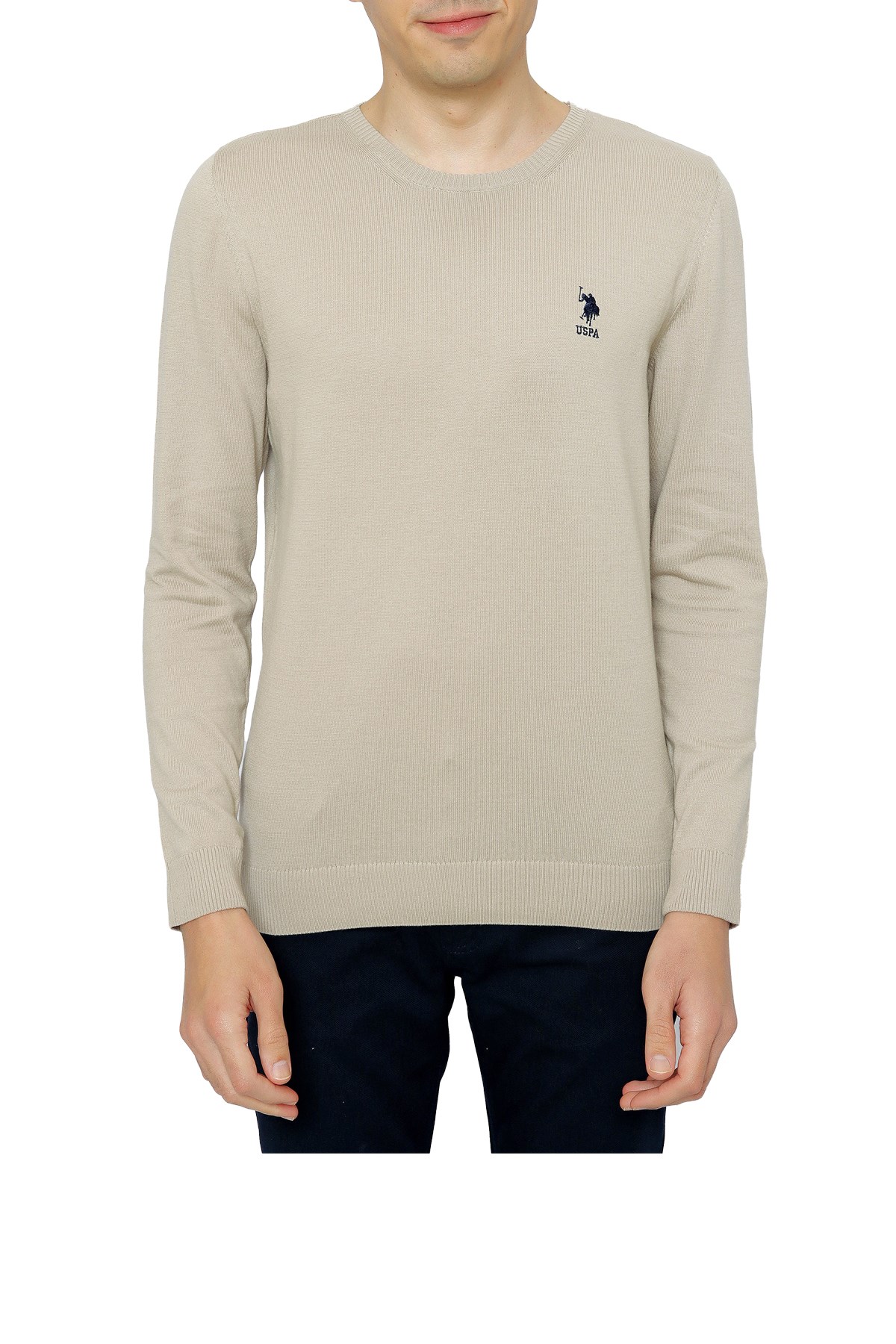 U.S. Polo Assn. Erkek Kazak 50253443-VR225 Gri