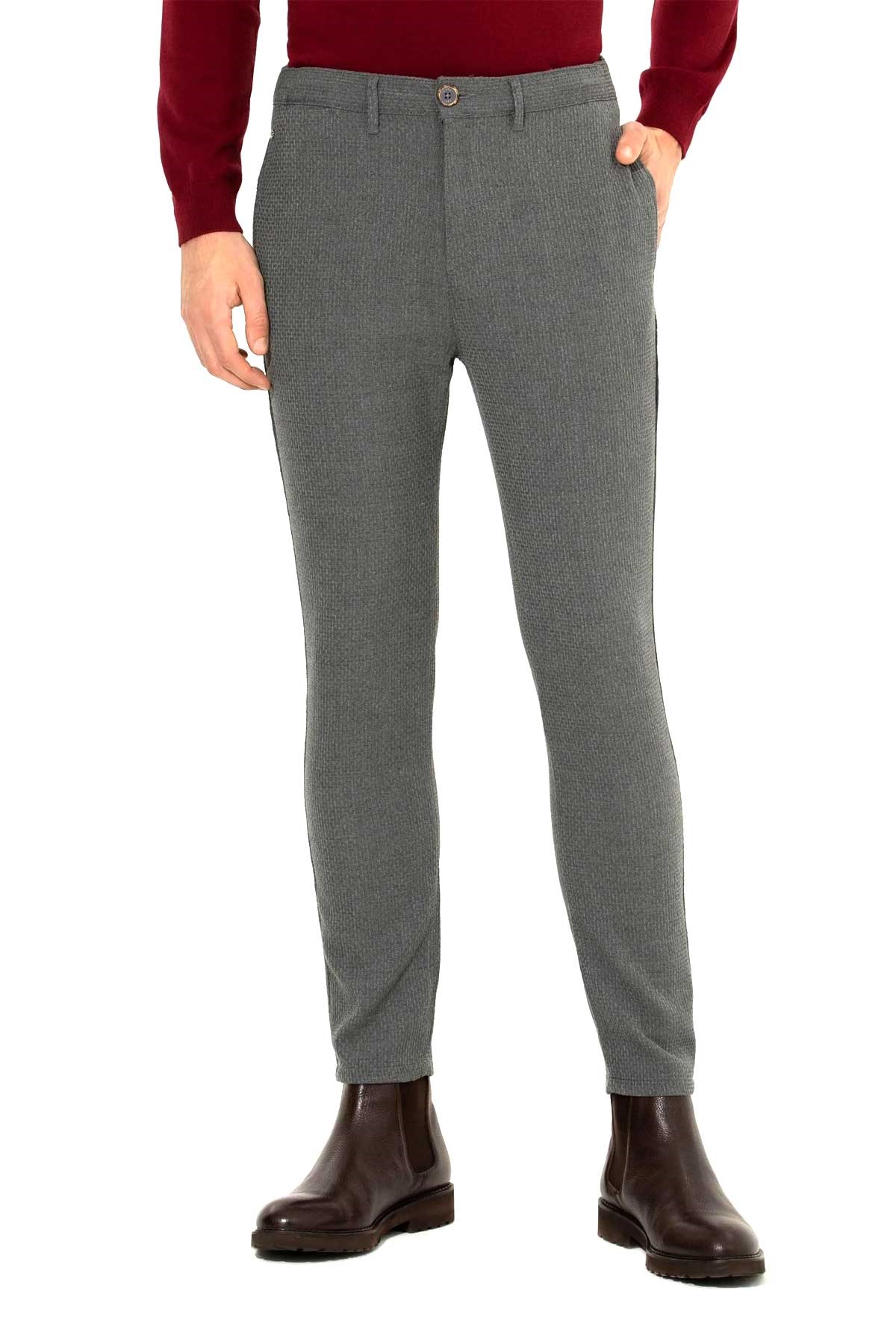 U.S. Polo Assn. Erkek Pantolon 50253462-VR024 Gri