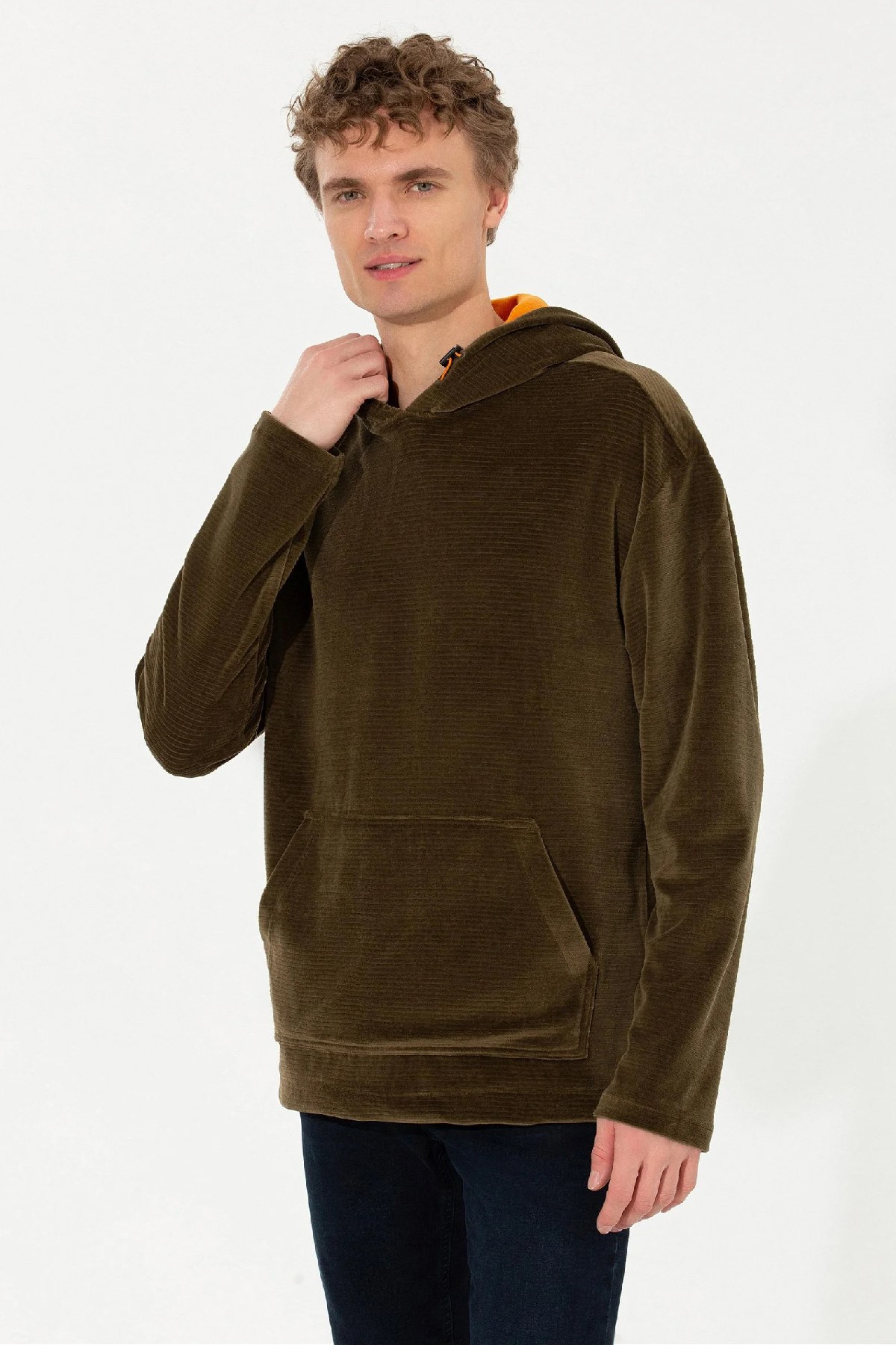 U.S. Polo Assn. Erkek Sweatshirt 50253913-VR153 Yeşil