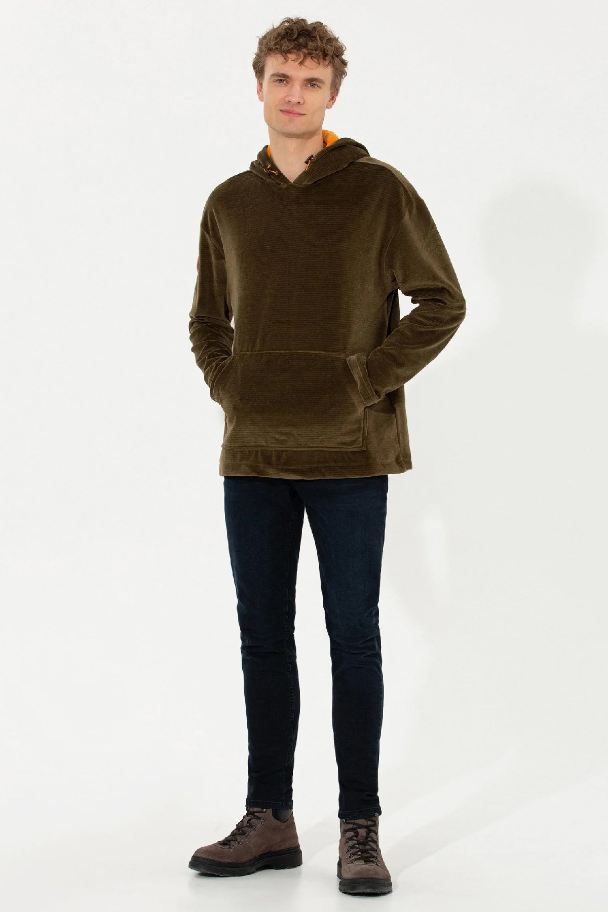 U.S. Polo Assn. Erkek Sweatshirt 50253913-VR153 Yeşil