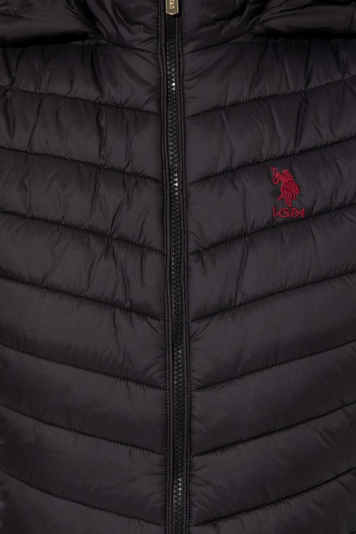U.S. Polo Assn. Kadın Yelek 50254415-VR046 Siyah