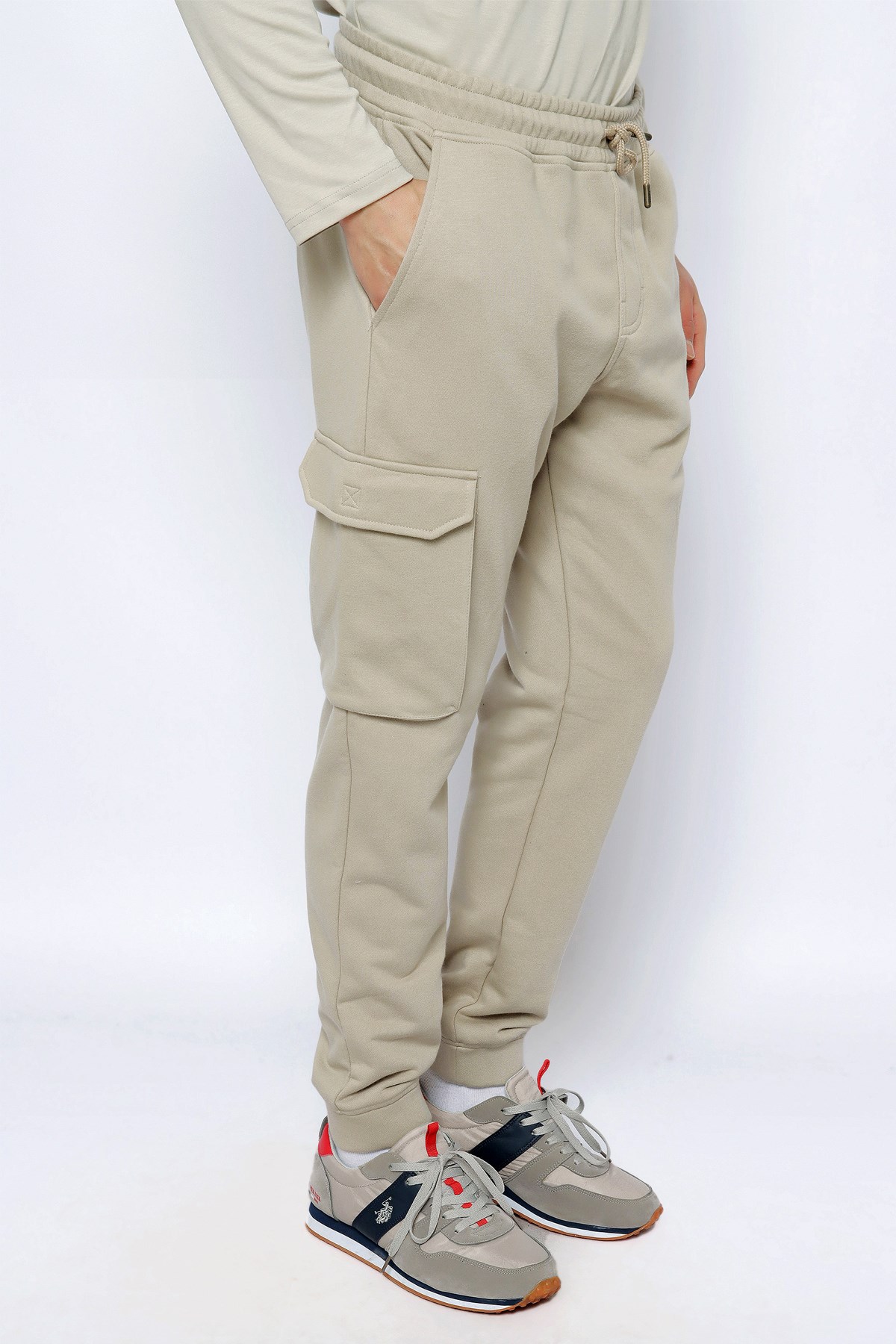 U.S. Polo Assn. Erkek Eşofman Altı 50254442-VR049 Gri