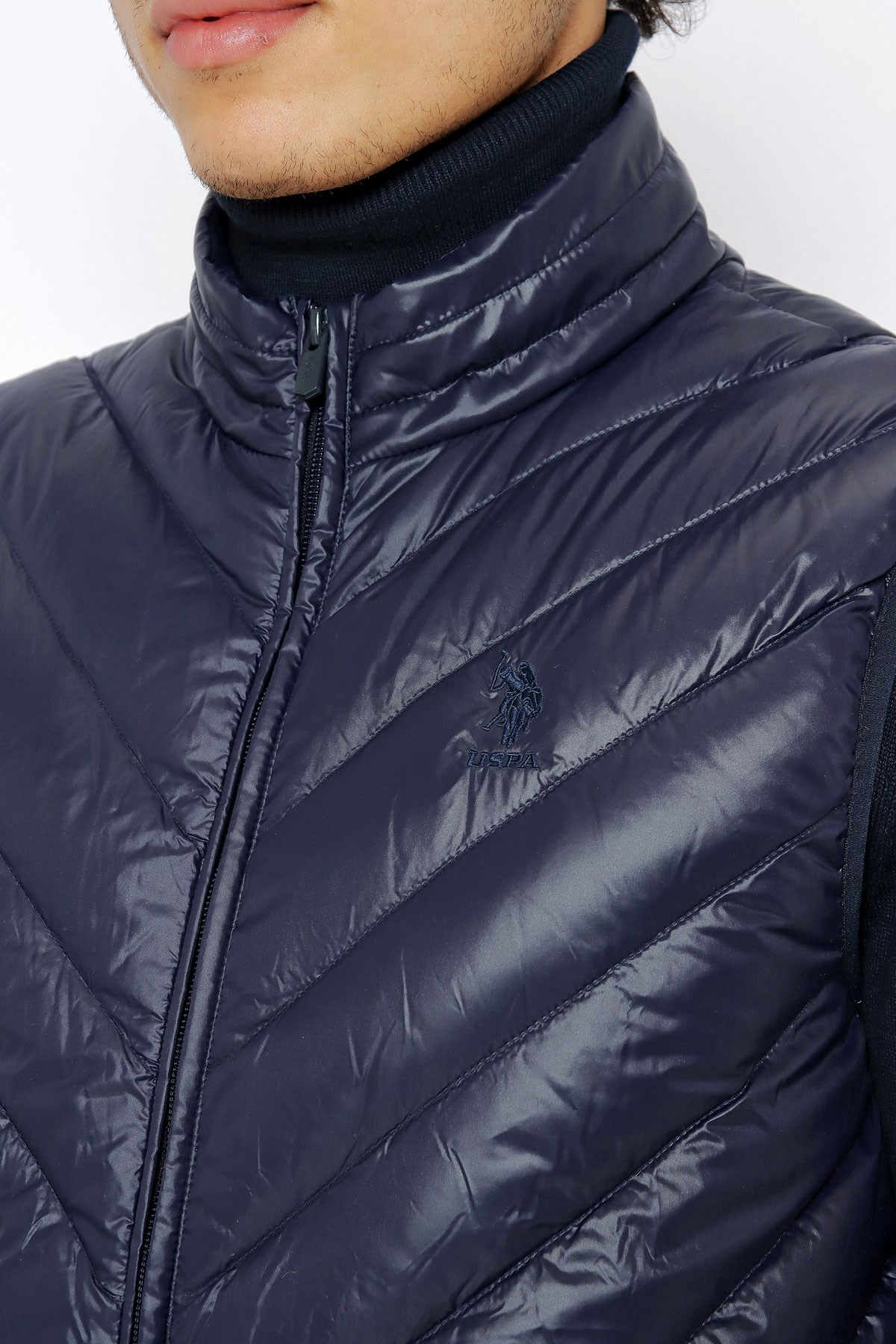 U.S. Polo Assn. Erkek Yelek 50254450-VR033 Lacivert