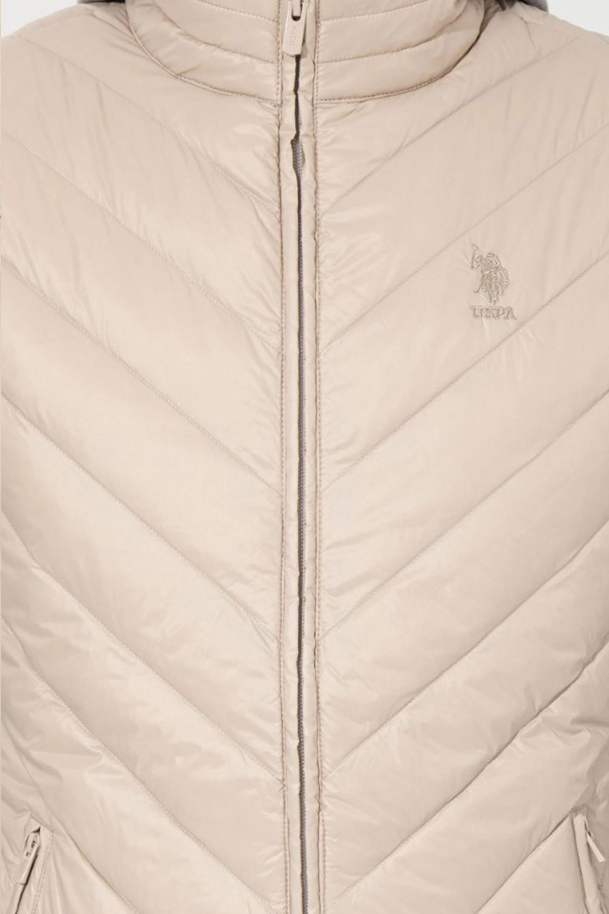 U.S. Polo Assn. Erkek Yelek 50254450-VR049 Beyaz