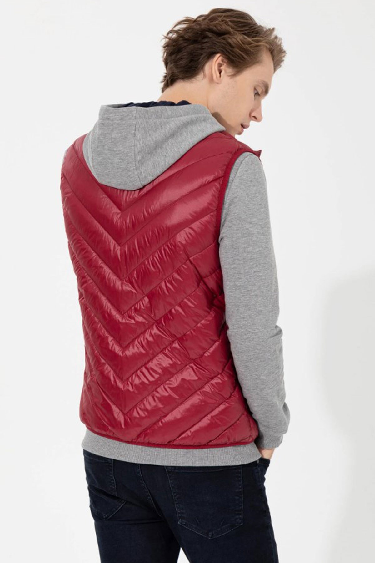 U.S. Polo Assn. Erkek Yelek 50254450-VR223 Kırmızı