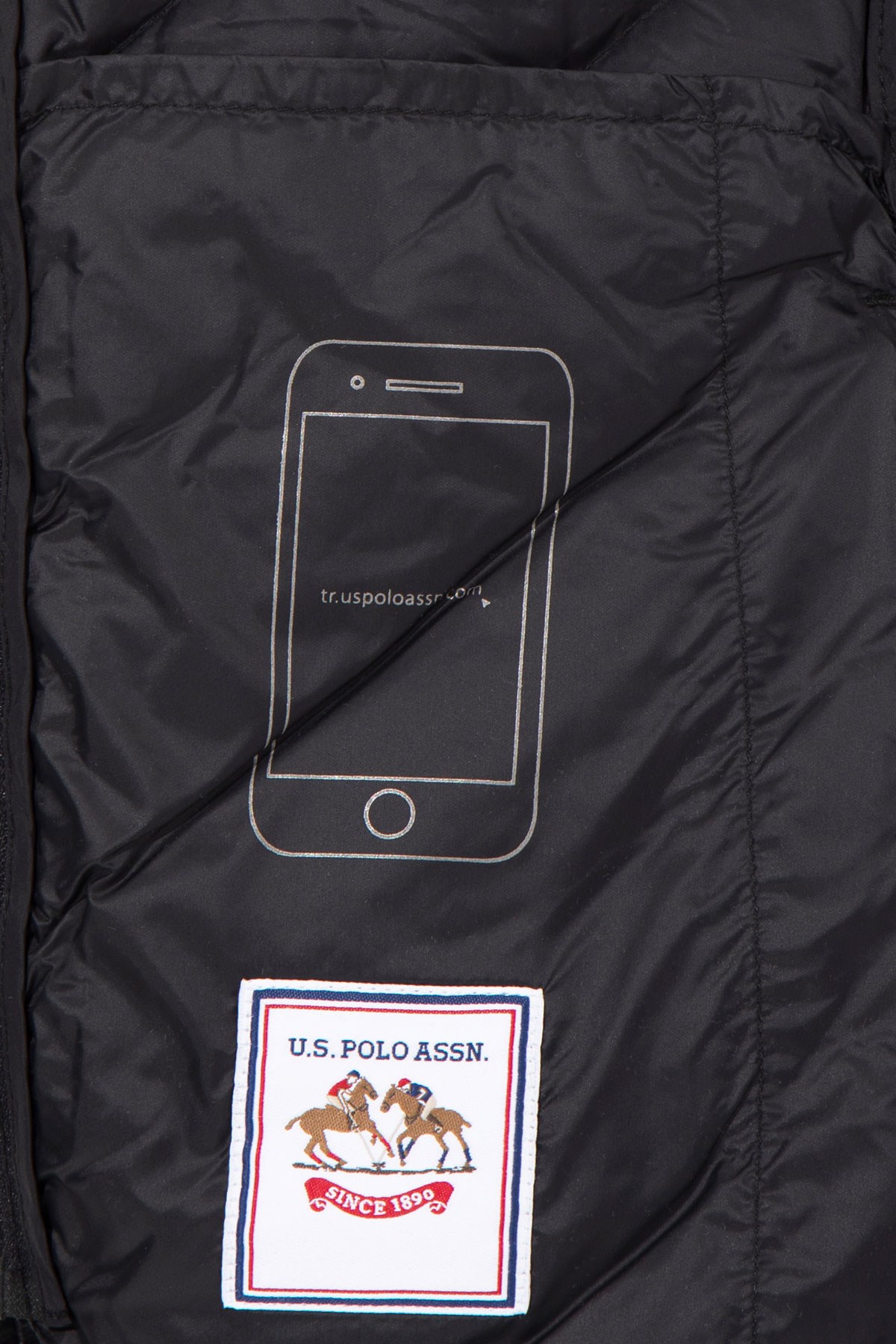 U.S. Polo Assn. Kadın Yelek 50254455-VR046 Siyah
