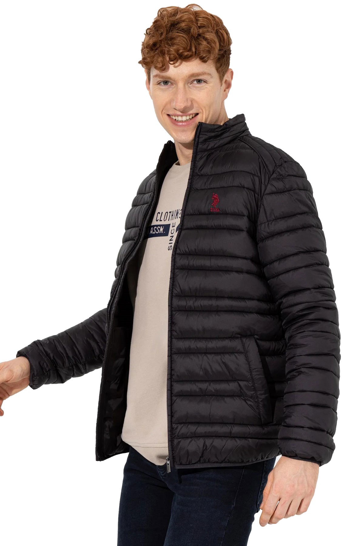 U.S. Polo Assn. Erkek Mont 50255013-VR046 Siyah