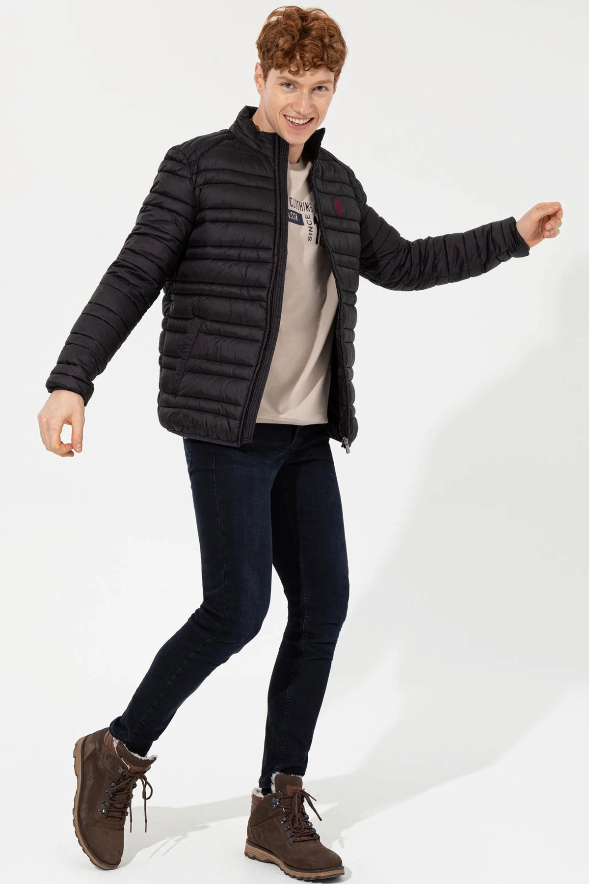 U.S. Polo Assn. Erkek Mont 50255013-VR046 Siyah