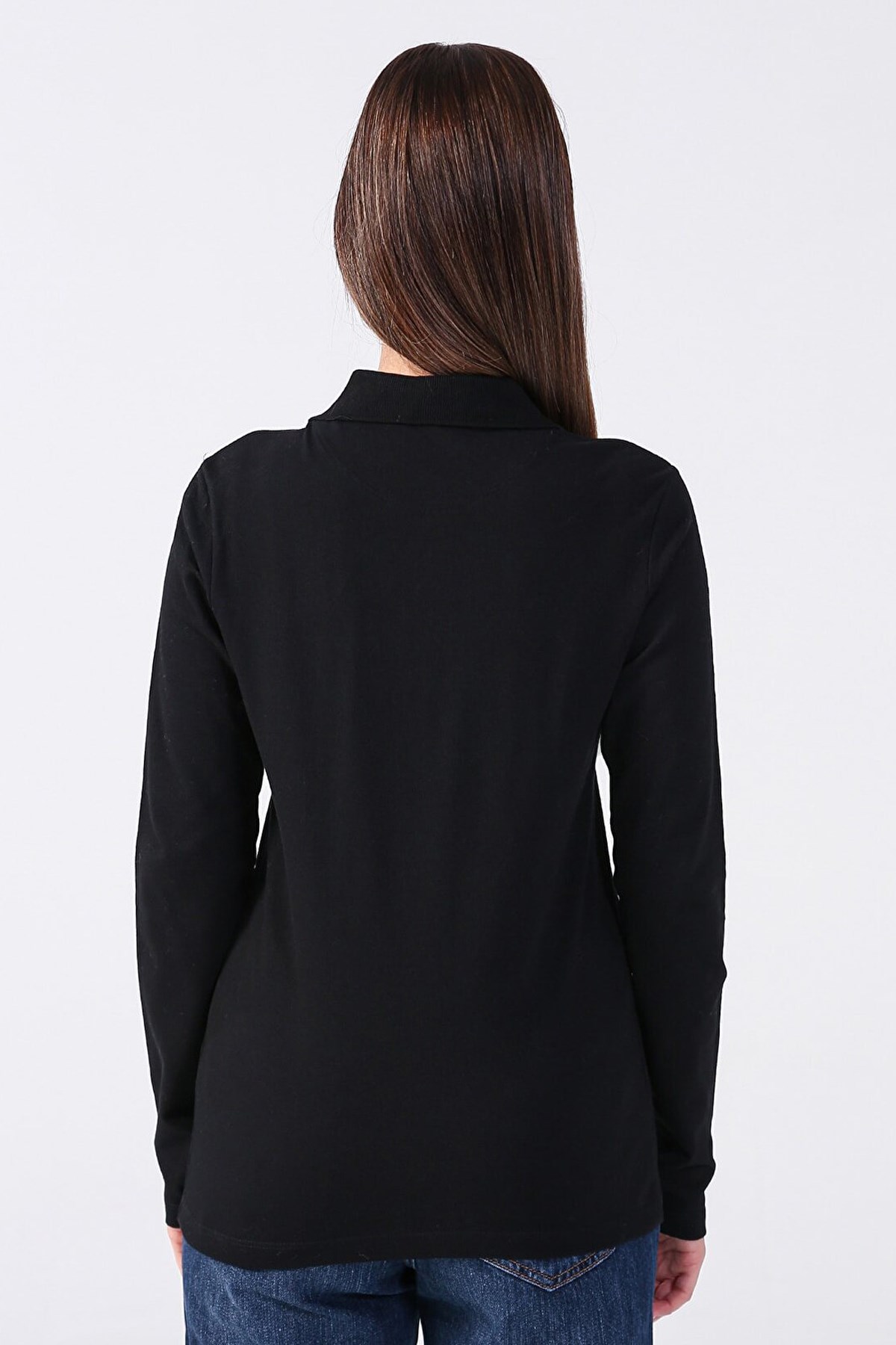 U.S. Polo Assn. Kadın Sweatshirt 50256259-VR046 Siyah