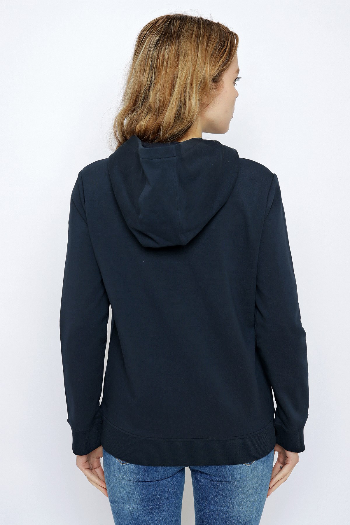 U.S. Polo Assn. Kadın Sweatshirt 50256291-VR033 Lacivert