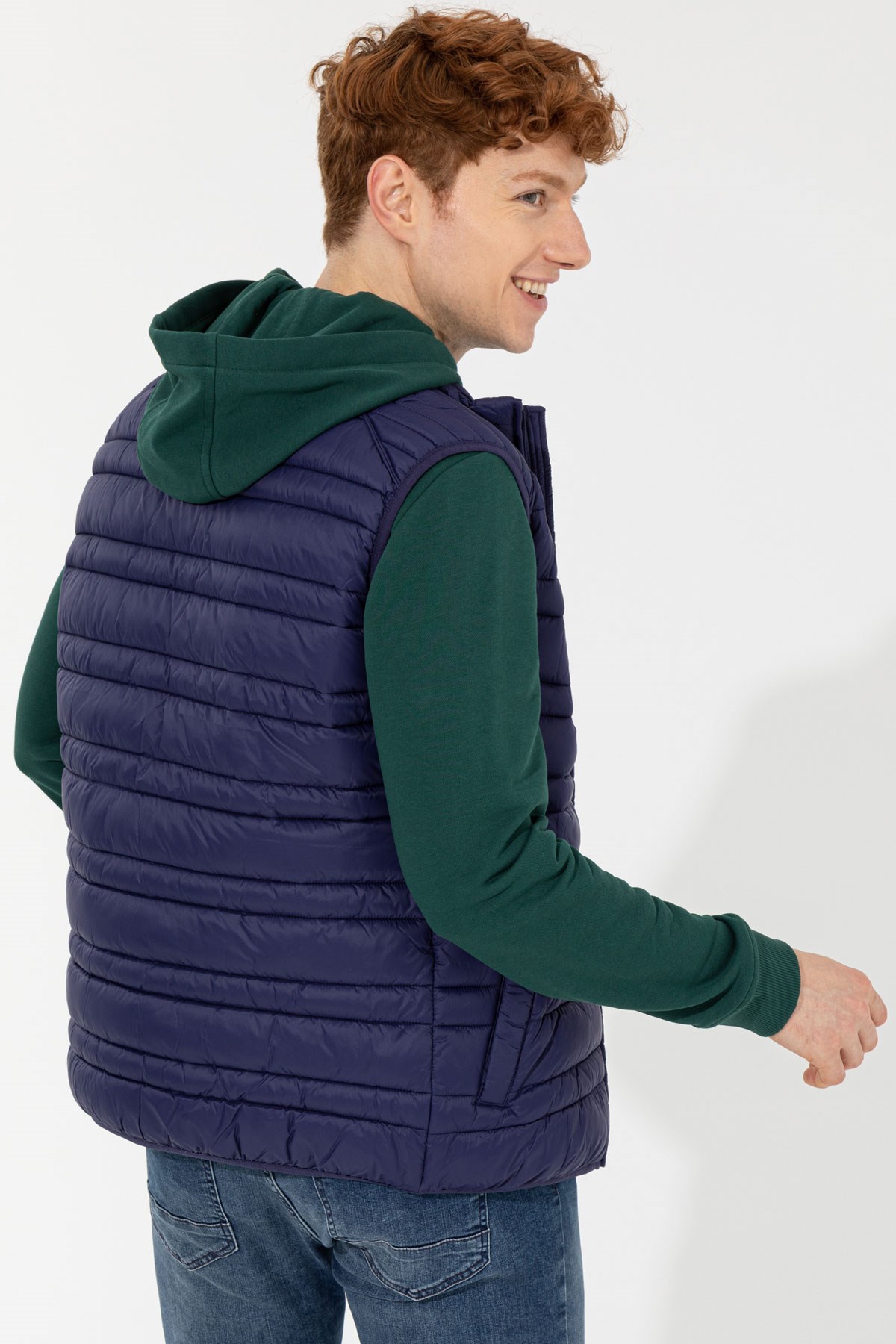 U.S. Polo Assn. Erkek Yelek 50256535-VR033 Lacivert