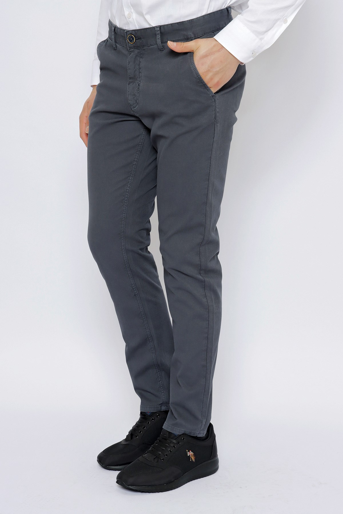 U.S. Polo Assn. Erkek Pantolon 50256538-VR006 Gri