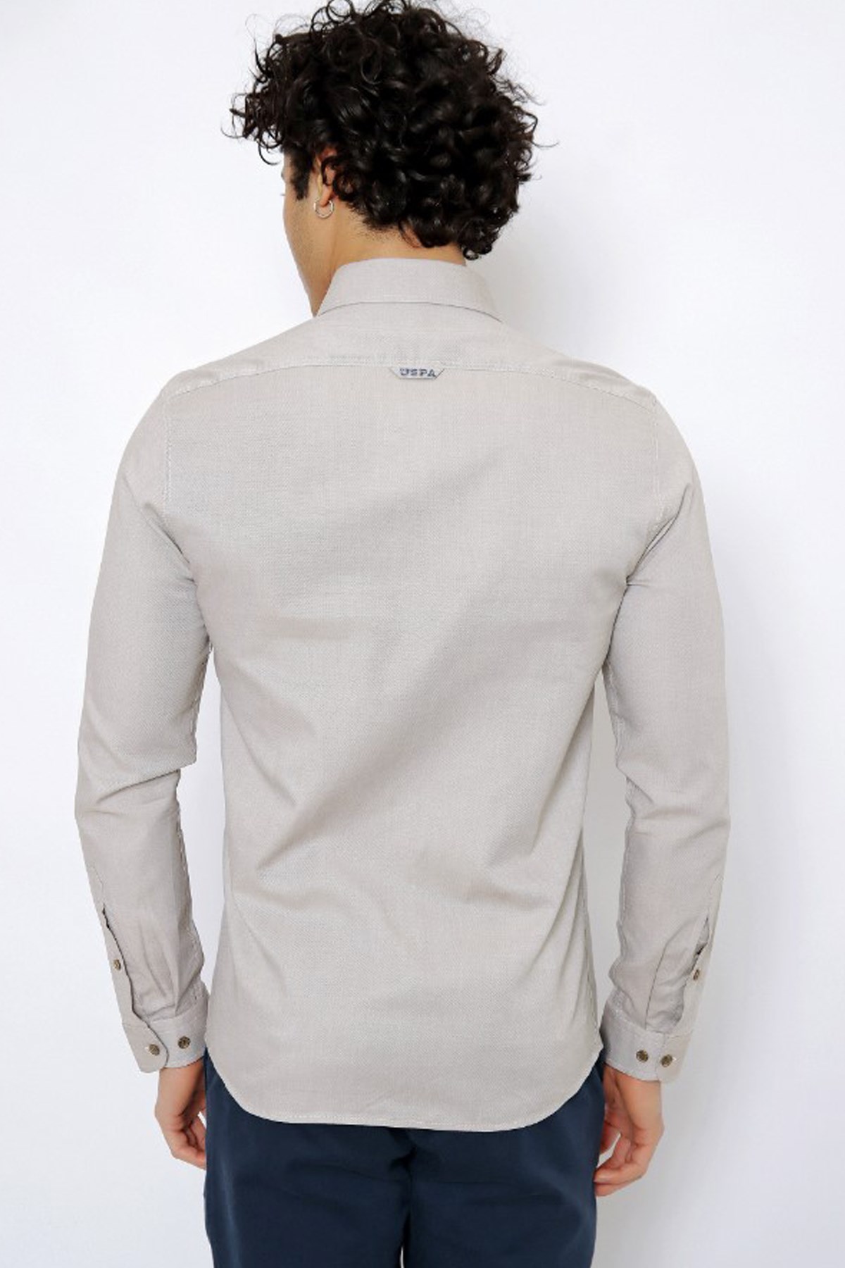 U.S. Polo Assn. Erkek Gömlek 50256694-VR153 Yeşil