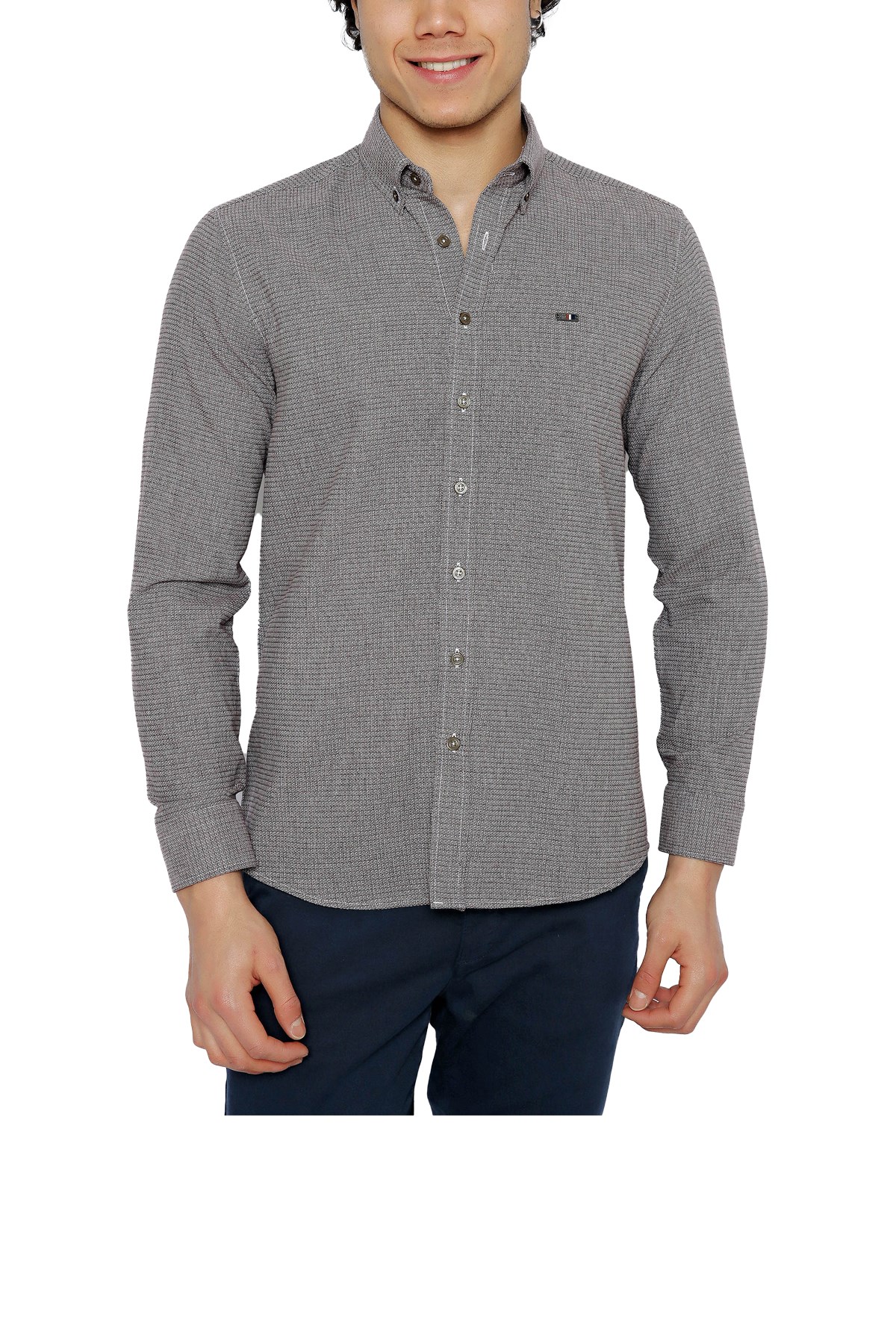 U.S. Polo Assn. Erkek Gömlek 50256953-VR153 Yeşil