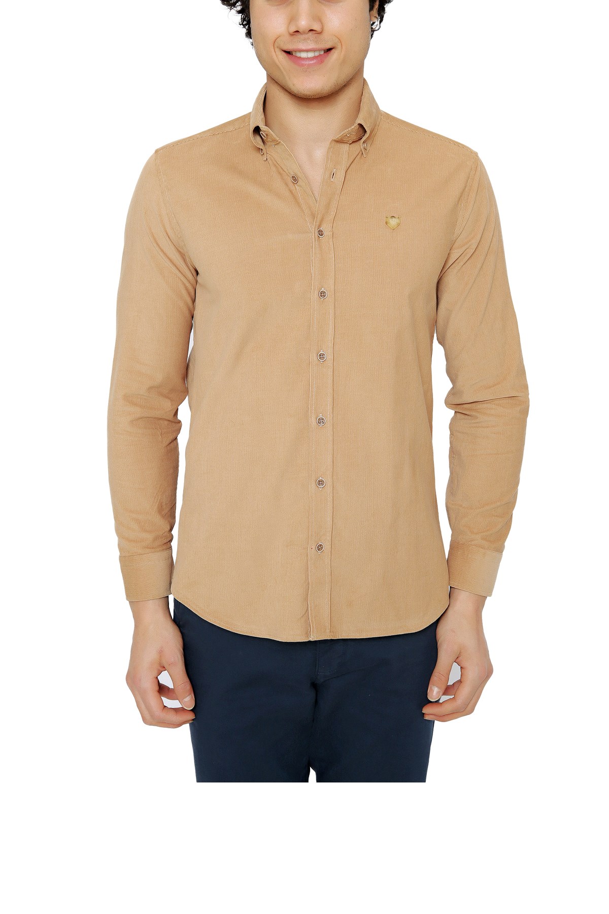 U.S. Polo Assn. Erkek Gömlek 50256972-VR015 Kahverengi