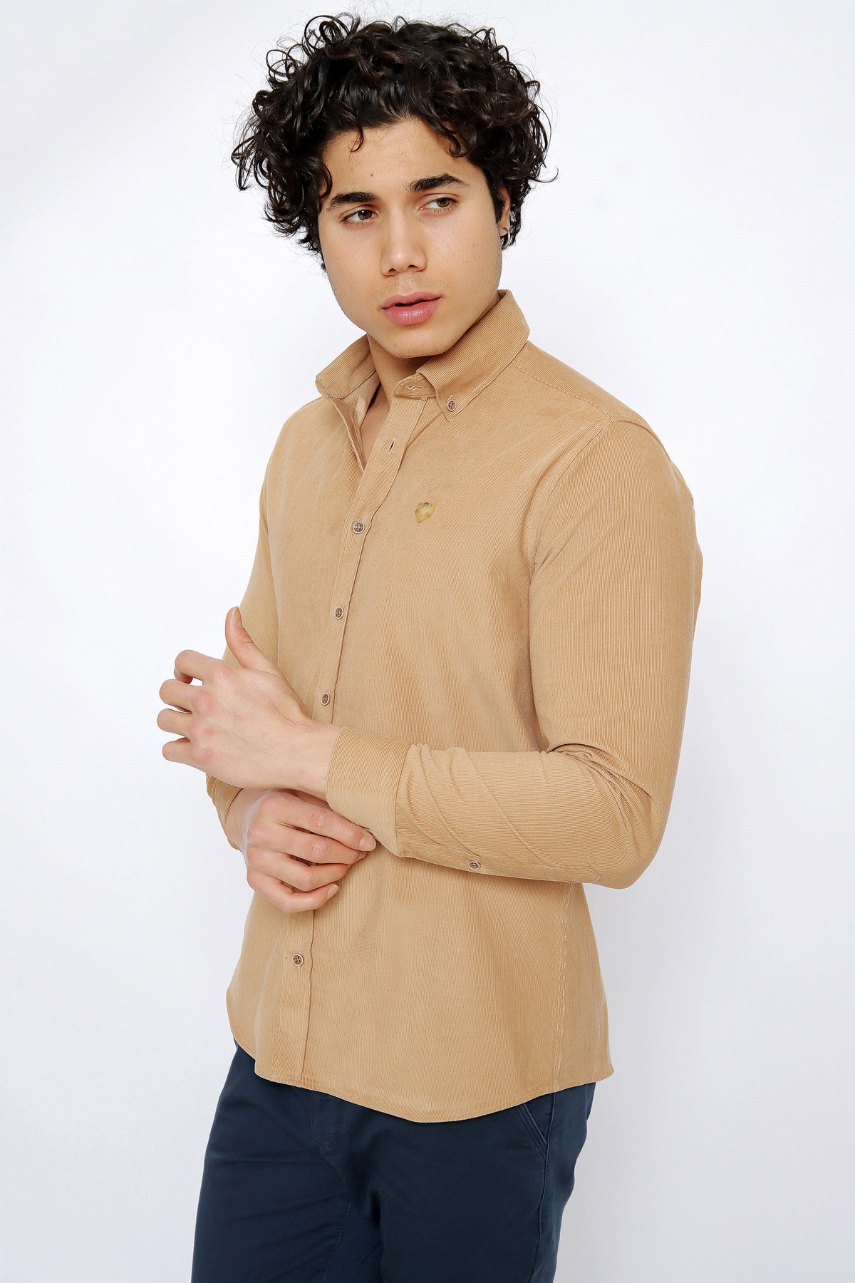 U.S. Polo Assn. Erkek Gömlek 50256972-VR015 Kahverengi