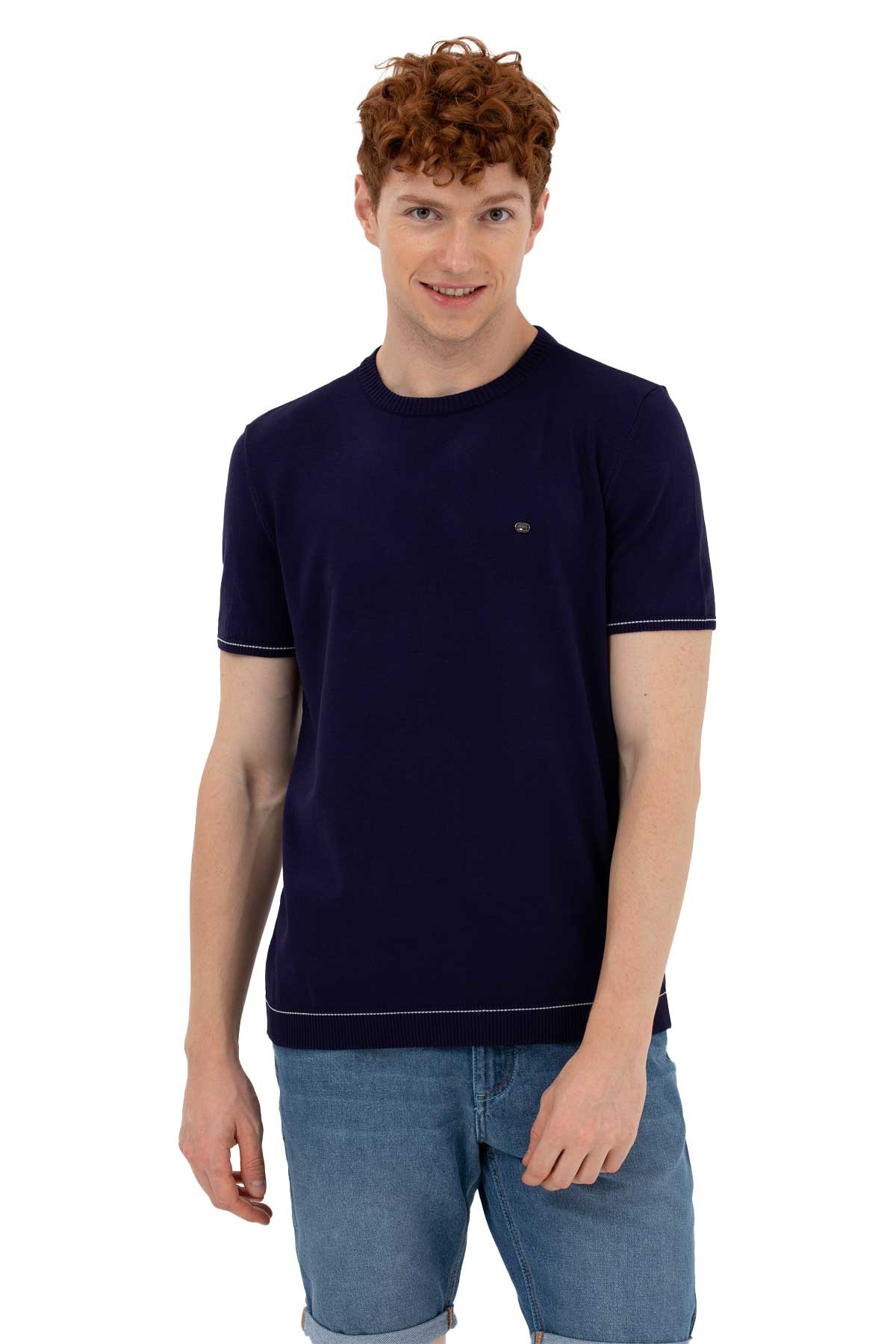 U.S. Polo Assn. Erkek Tişört 50262474-VR033 Lacivert