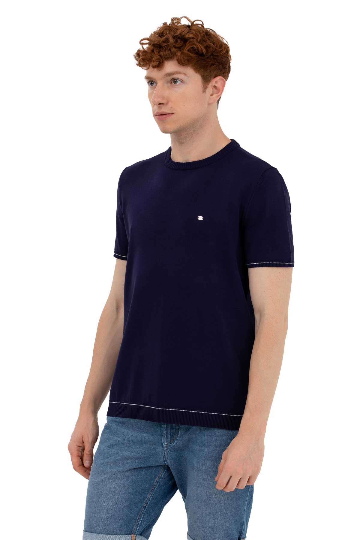 U.S. Polo Assn. Erkek Tişört 50262474-VR033 Lacivert