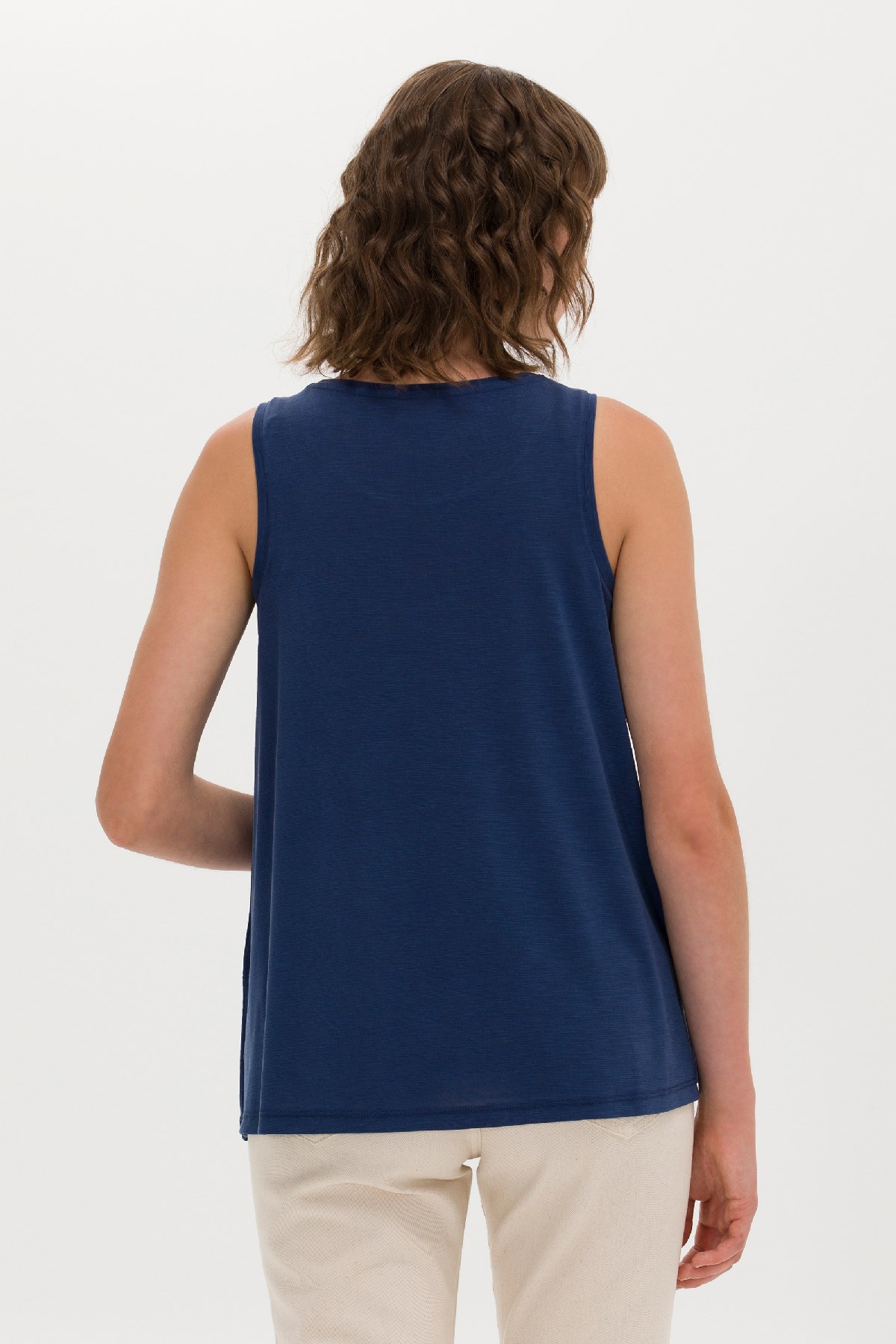 U.S. Polo Assn. Kadın Tişört 50262481-VR033 Lacivert