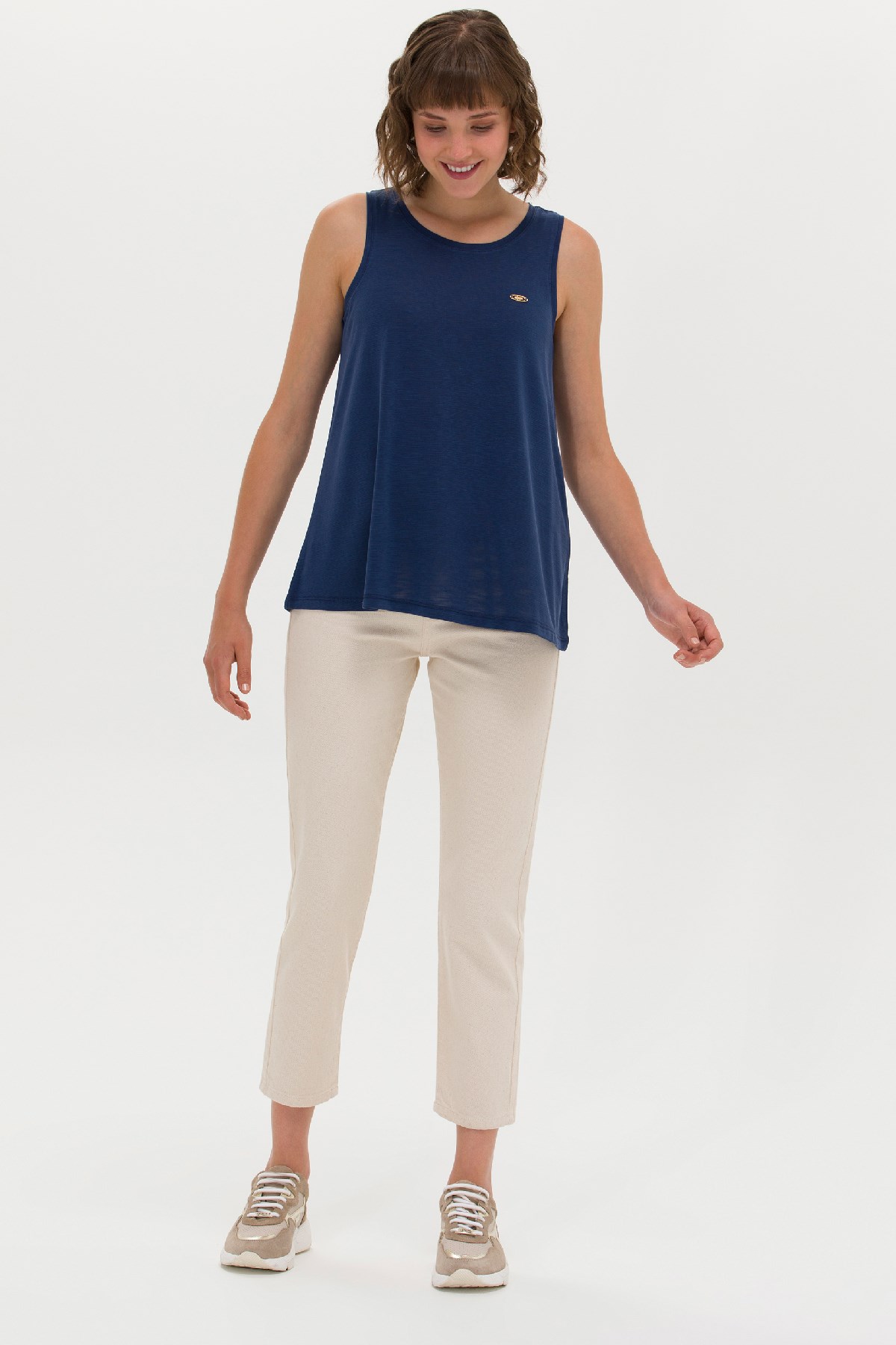 U.S. Polo Assn. Kadın Tişört 50262481-VR033 Lacivert