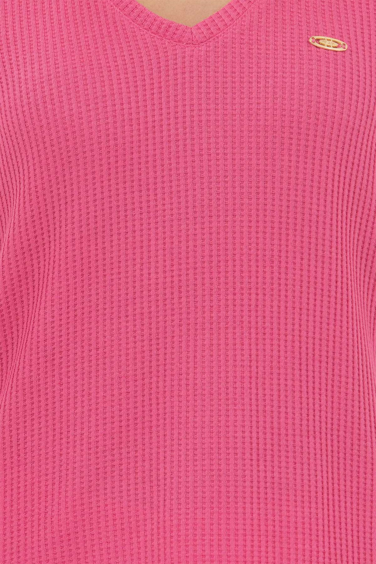 U.S. Polo Assn. Kadın Tişört 50262532-VR041 Pembe