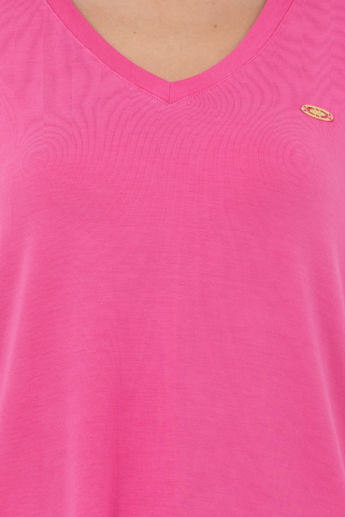 U.S. Polo Assn. Kadın Tişört 50262610-VR041 Pembe