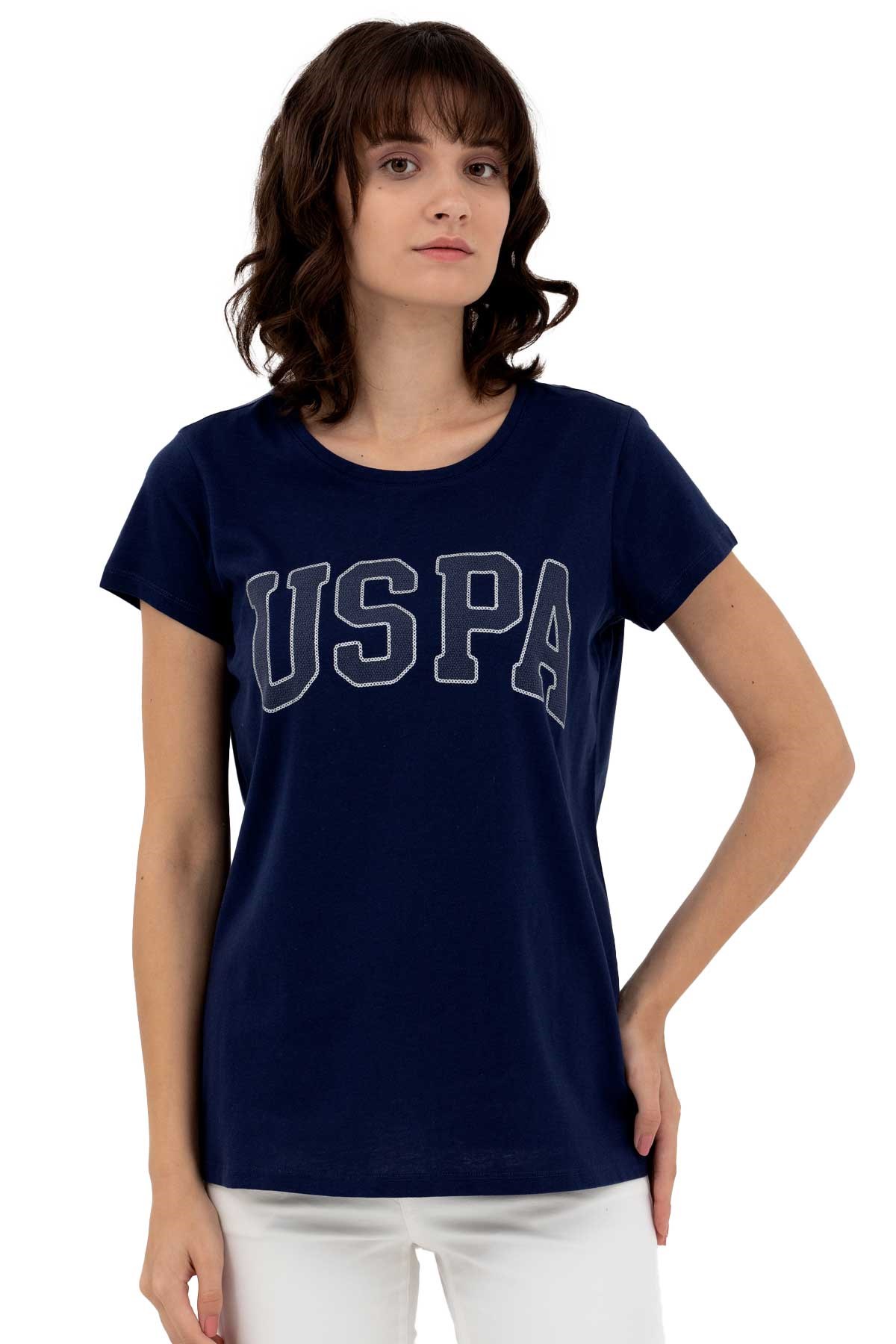 U.S. Polo Assn. Kadın Tişört 50262670-VR033 Lacivert