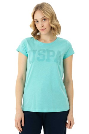 U.S. Polo Assn. Kadın Tişört 50262670-VR090 Yeşil