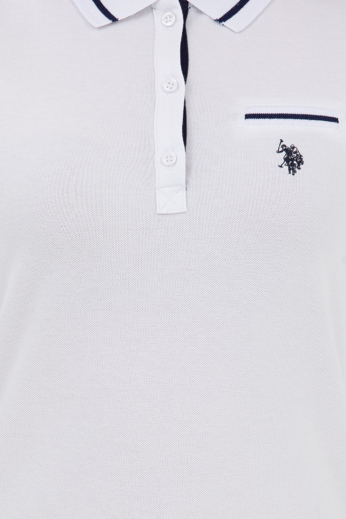 U.S. Polo Assn. Kadın Tişört 50262671-VR013 Beyaz