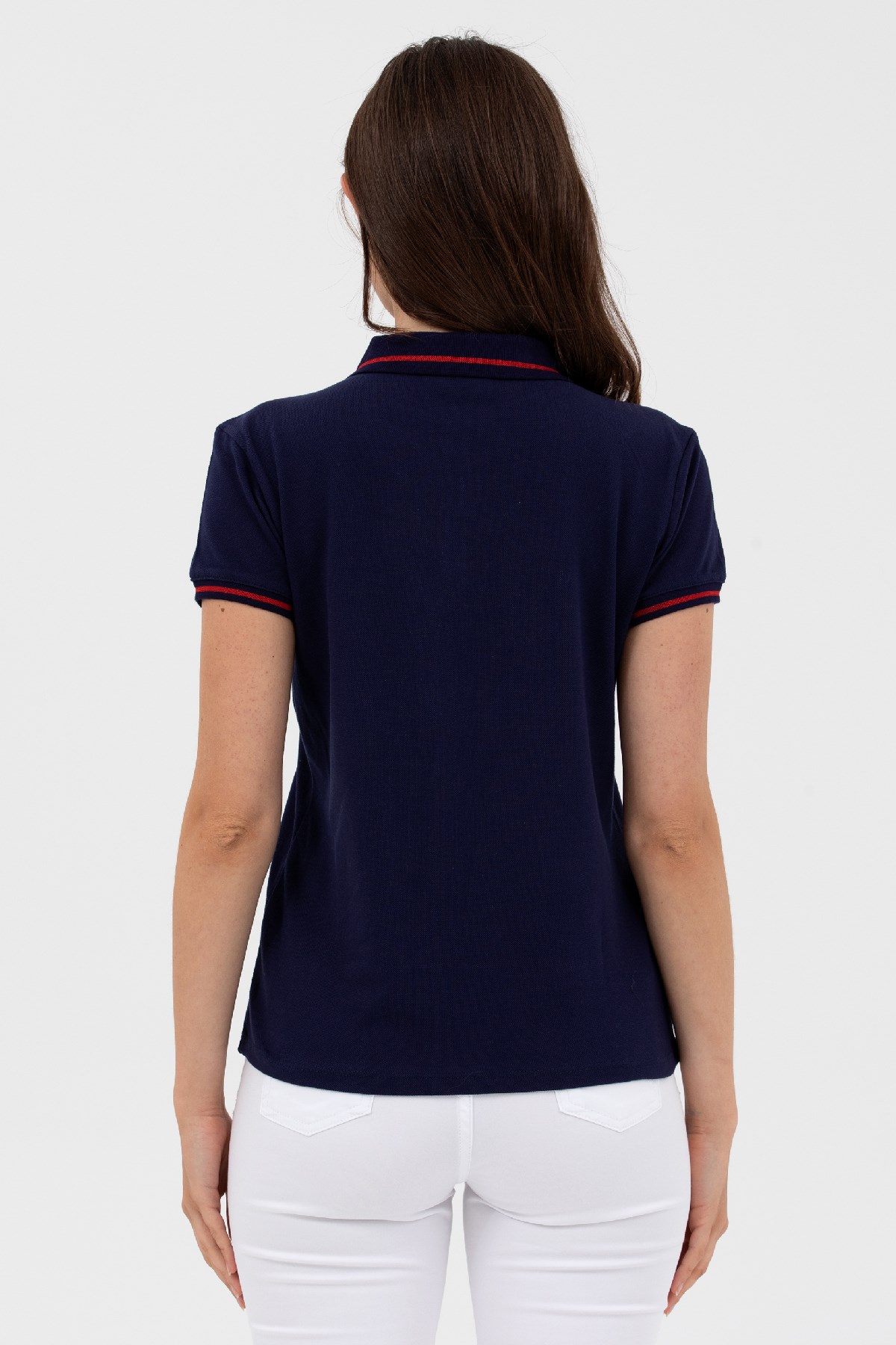 U.S. Polo Assn. Kadın Tişört 50262671-VR033 Lacivert