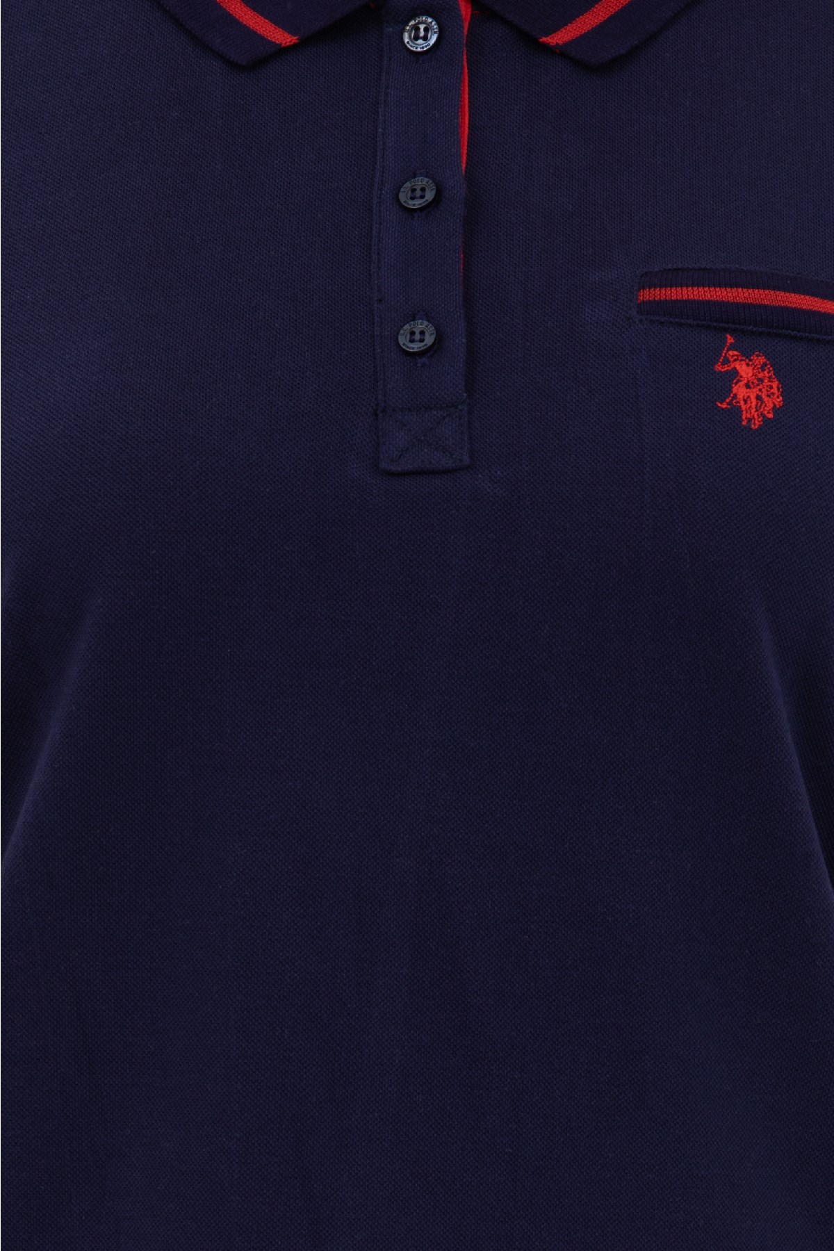 U.S. Polo Assn. Kadın Tişört 50262671-VR033 Lacivert