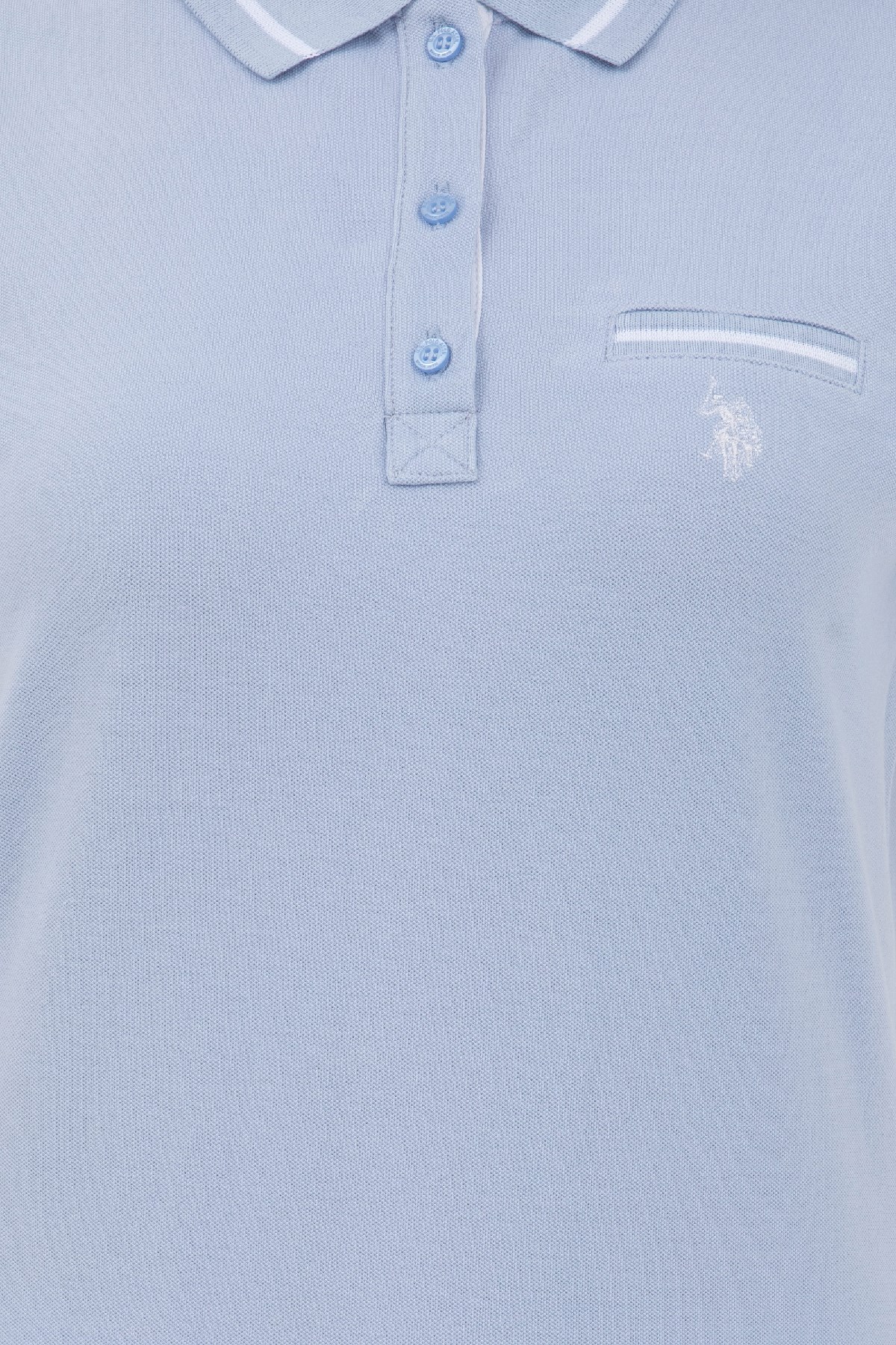 U.S. Polo Assn. Kadın Tişört 50262671-VR036 Mavi
