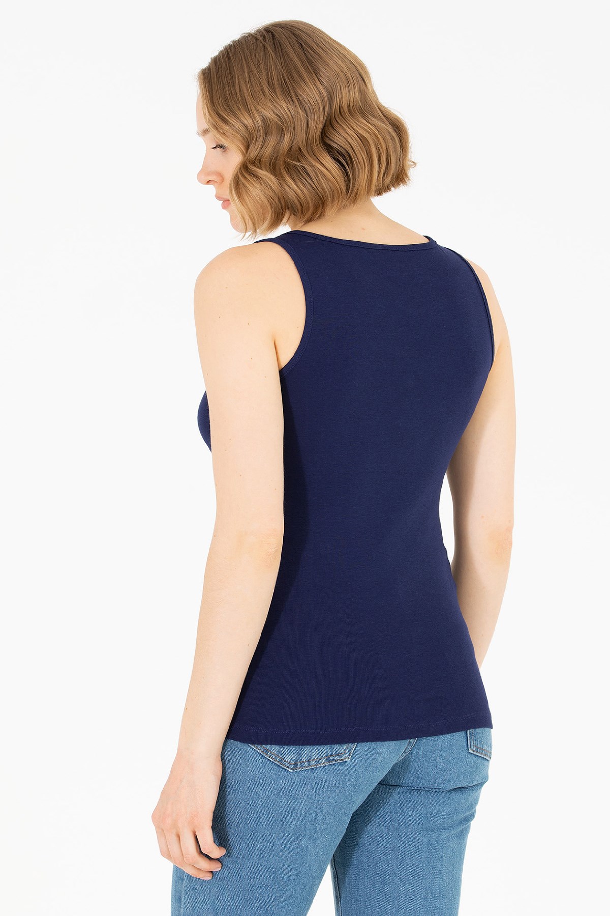 U.S. Polo Assn. Kadın Tişört 50262673-VR033 Lacivert